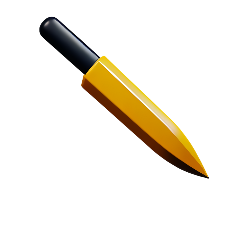knife 3d rendering icon illustration png
