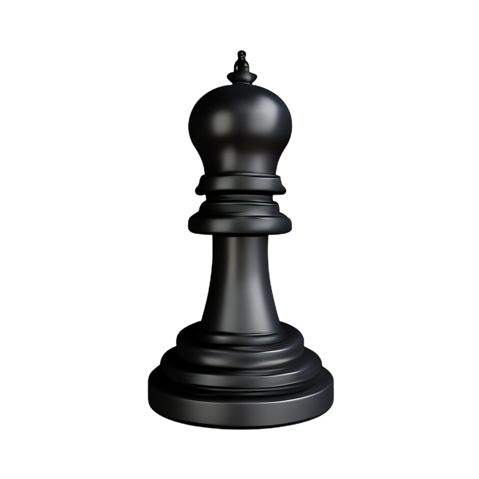 chess 3d rendering icon illustration png