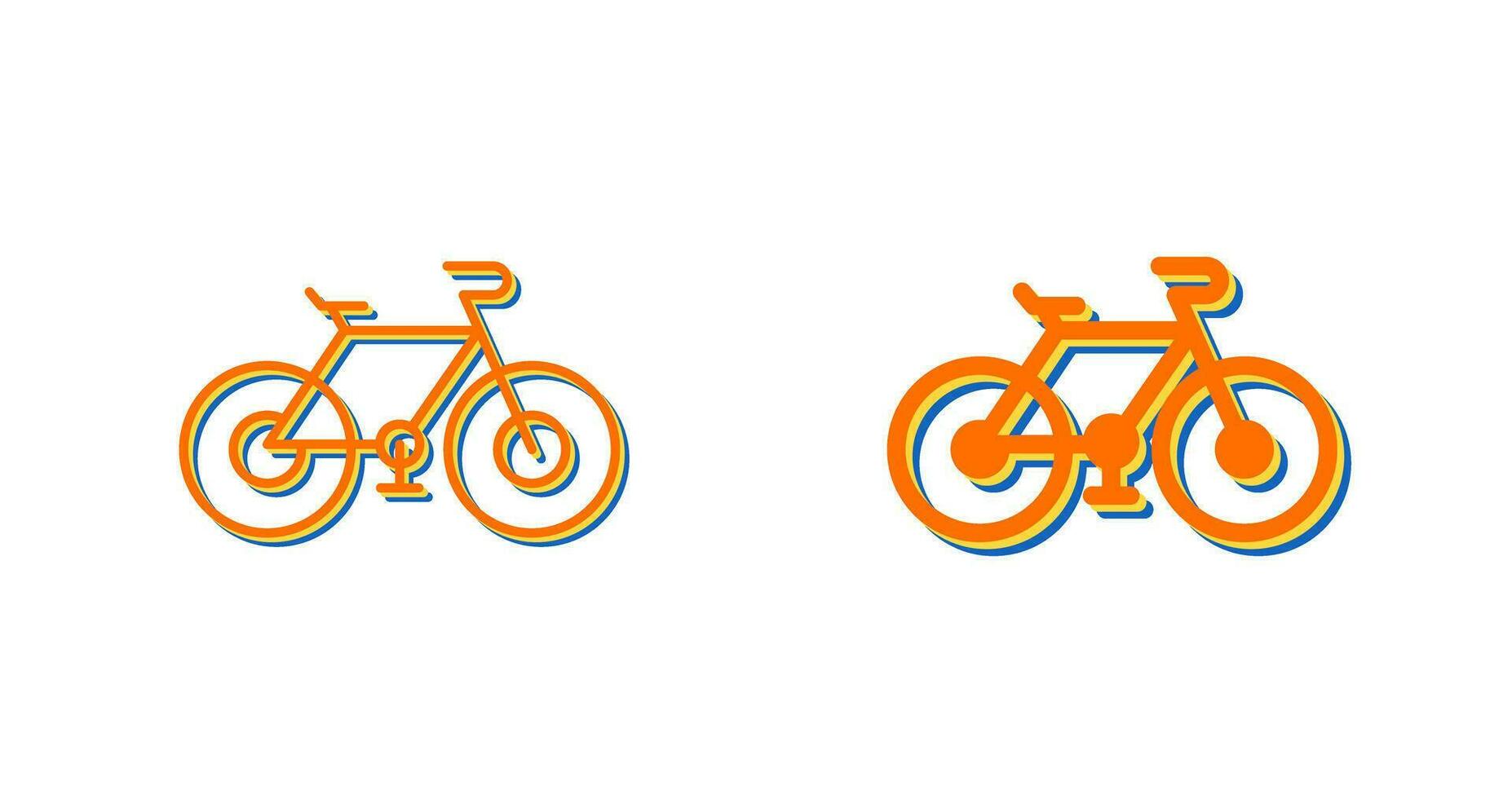 icono de vector de bicicleta