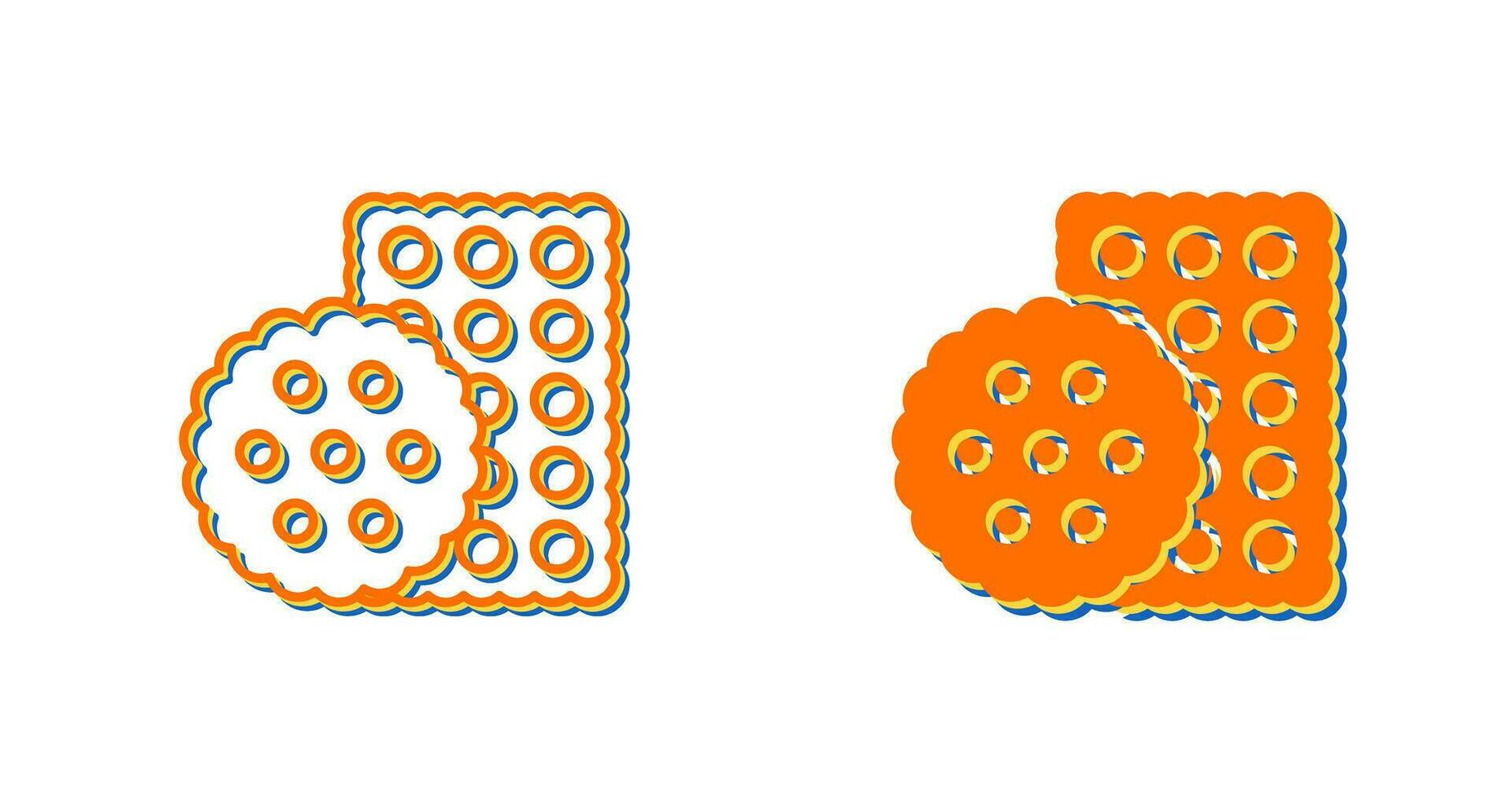 Biscuit Vector Icon