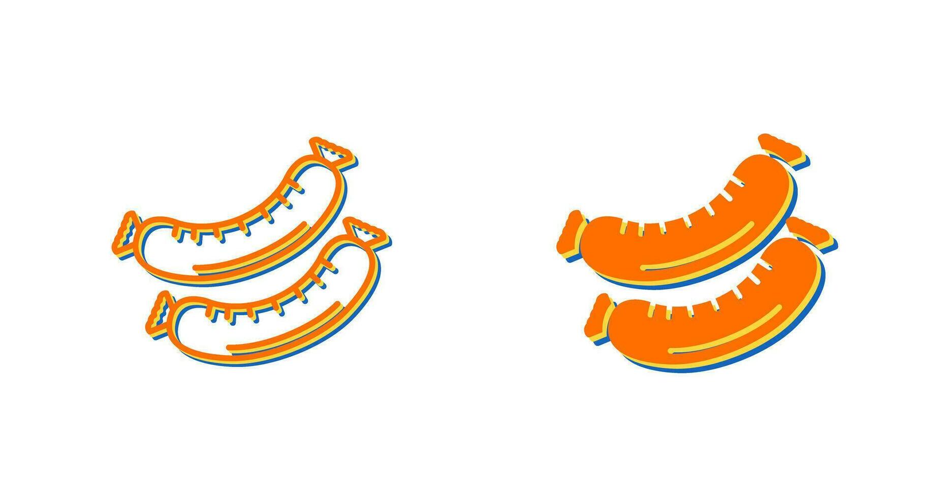 Sausage Vector Icon