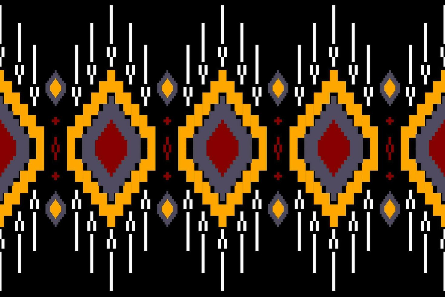 ethnic geometric seamless pattern. Geometric ethnic pattern can be used in fabric design for clothes, decorative paper, wrapping, textile, embroidery, illustration, vector, carpet vector