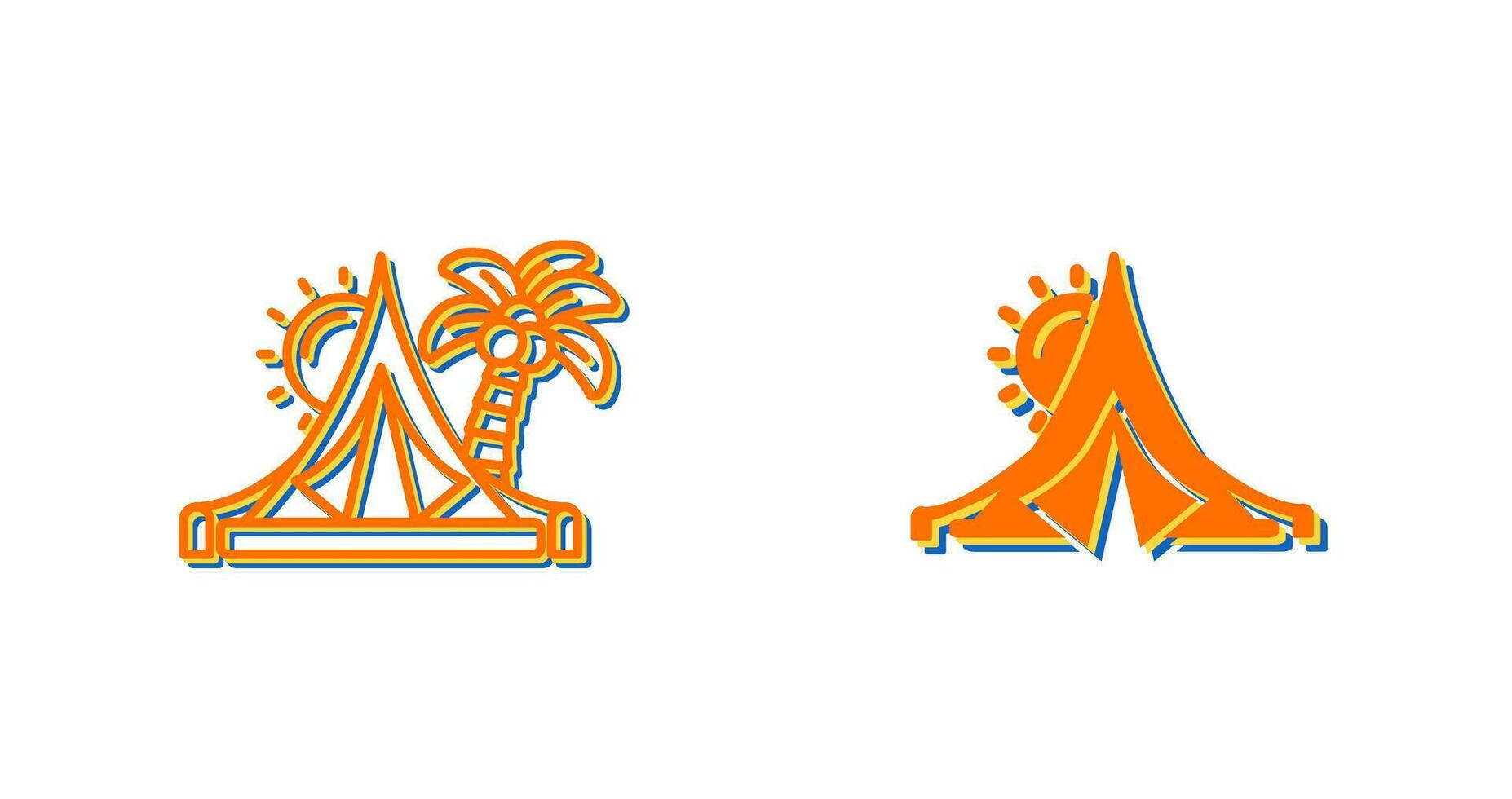 Tent Vector Icon