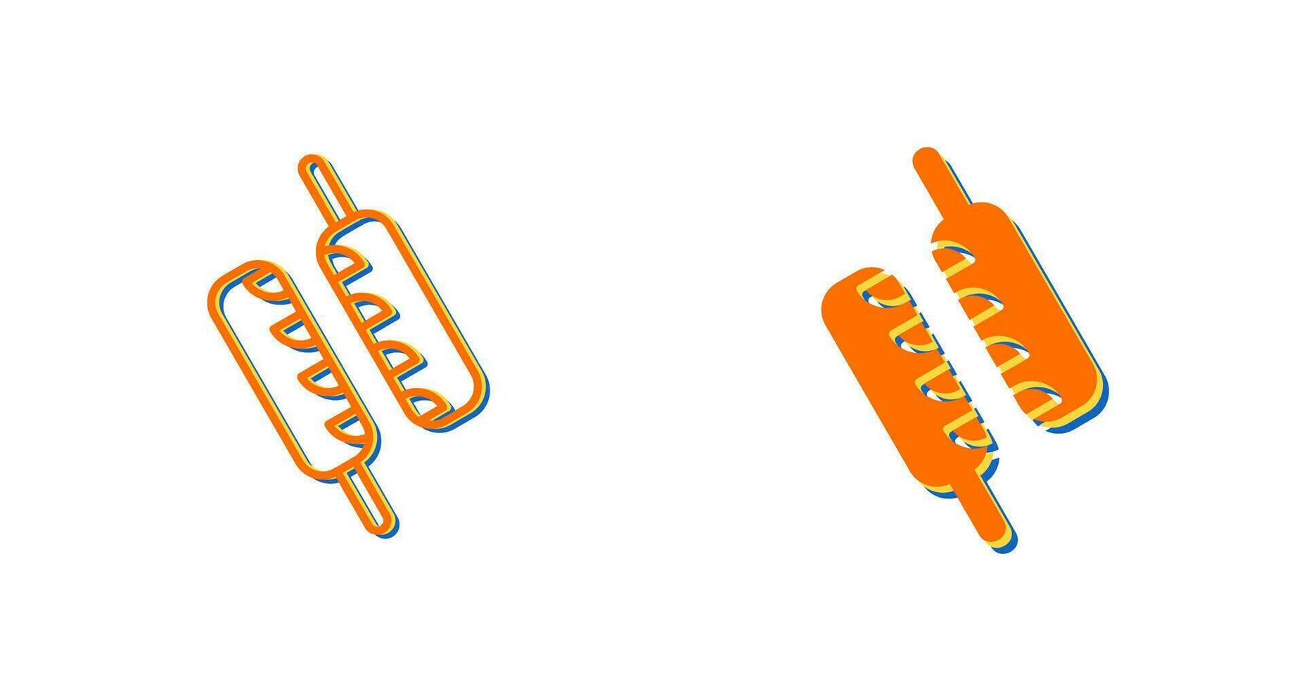 Corn Dog Vector Icon