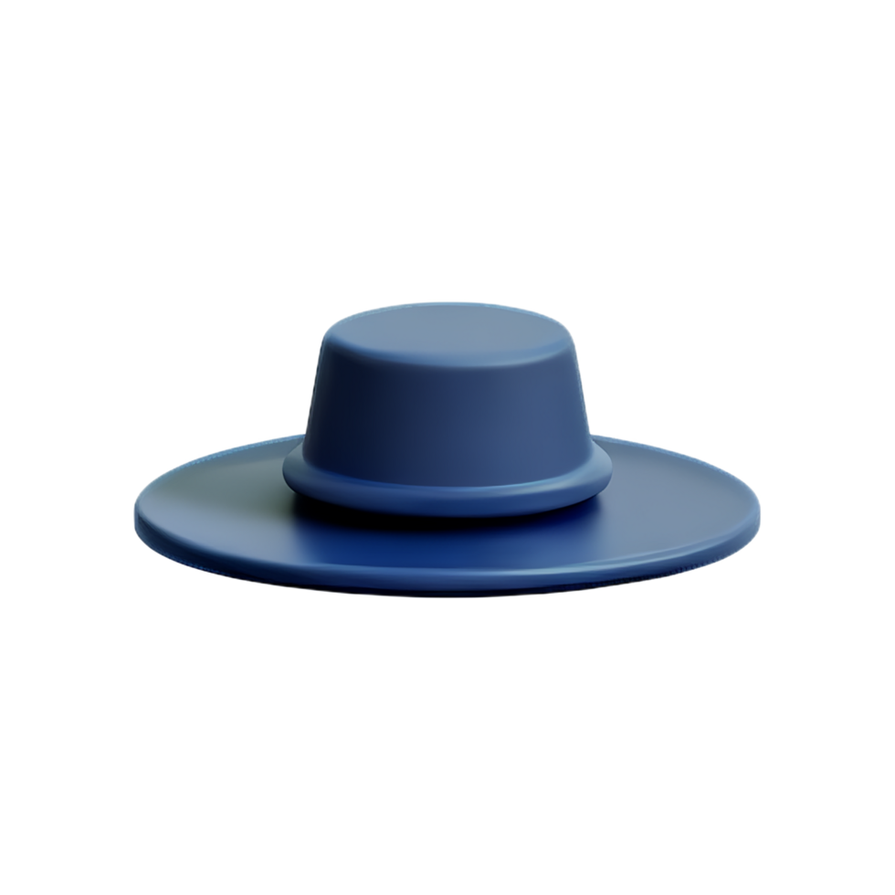 hat 3d rendering icon illustration png