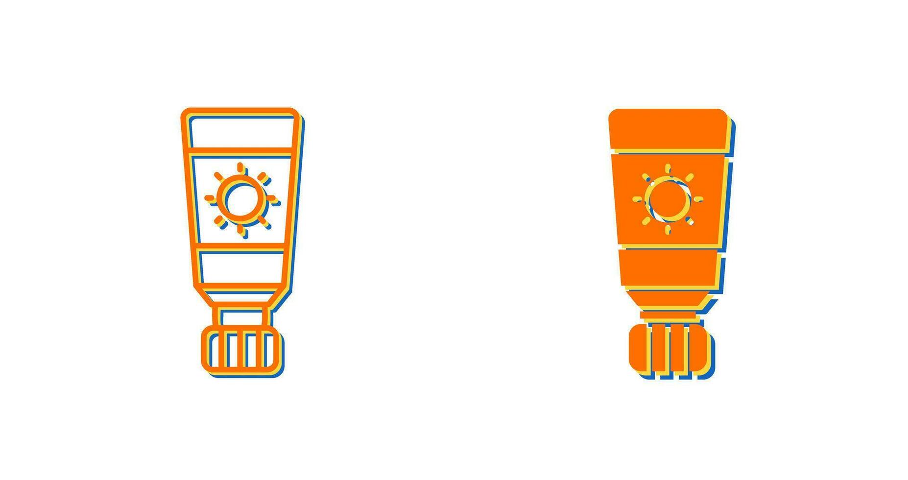 Sunscreen Vector Icon