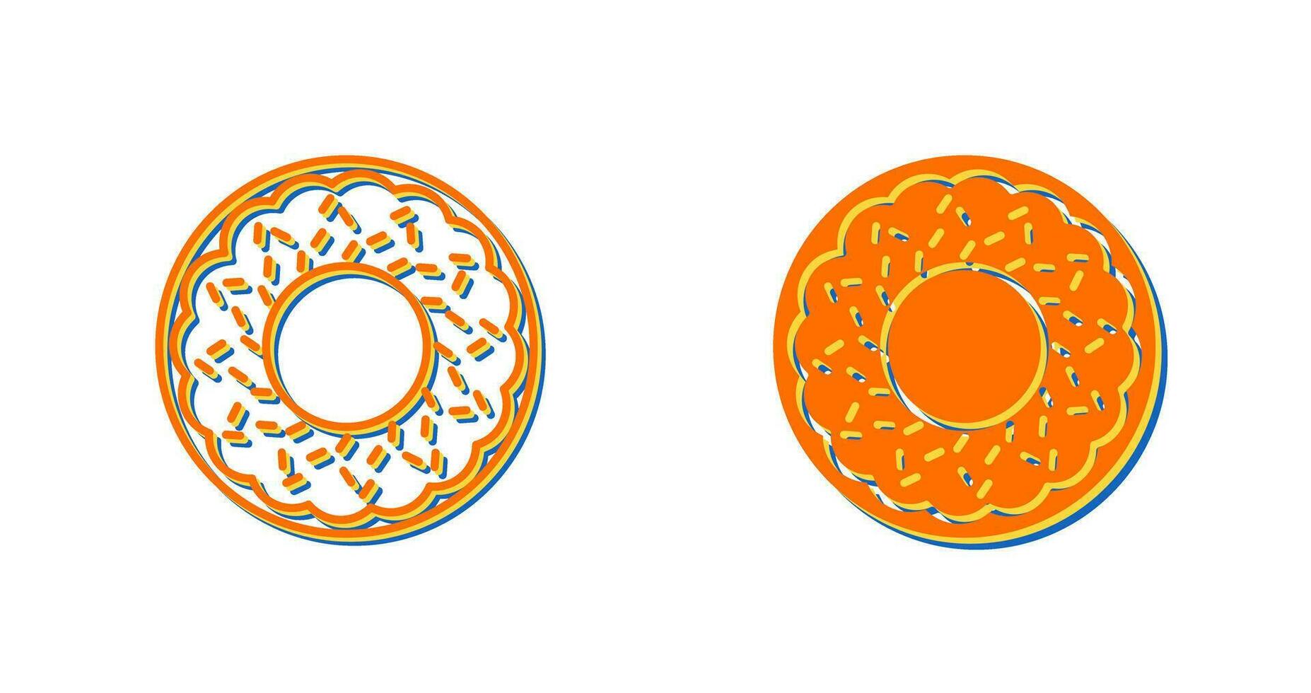 icono de vector de donut