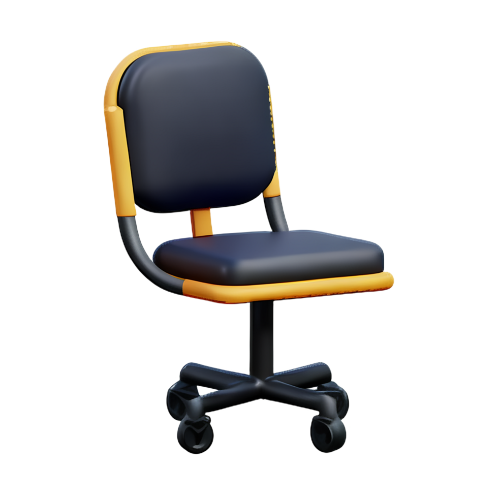 chair 3d rendering icon illustration png