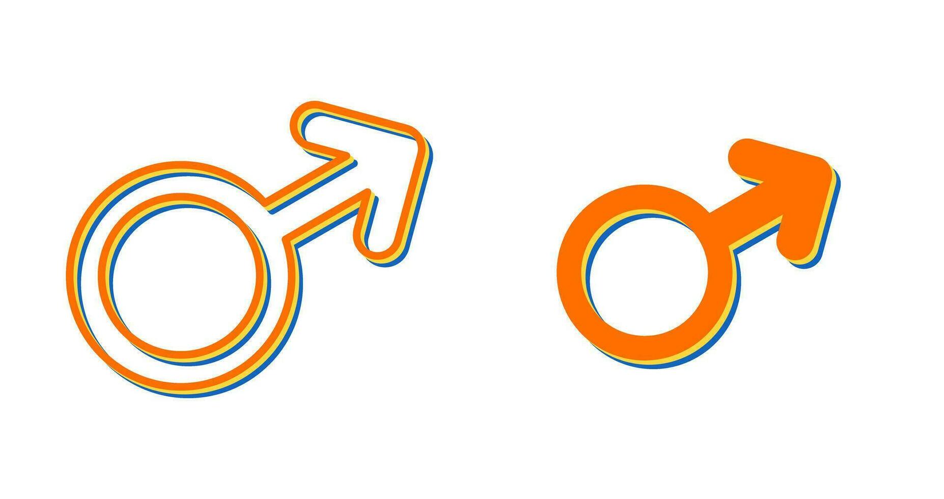 Male Sign Vector Icon