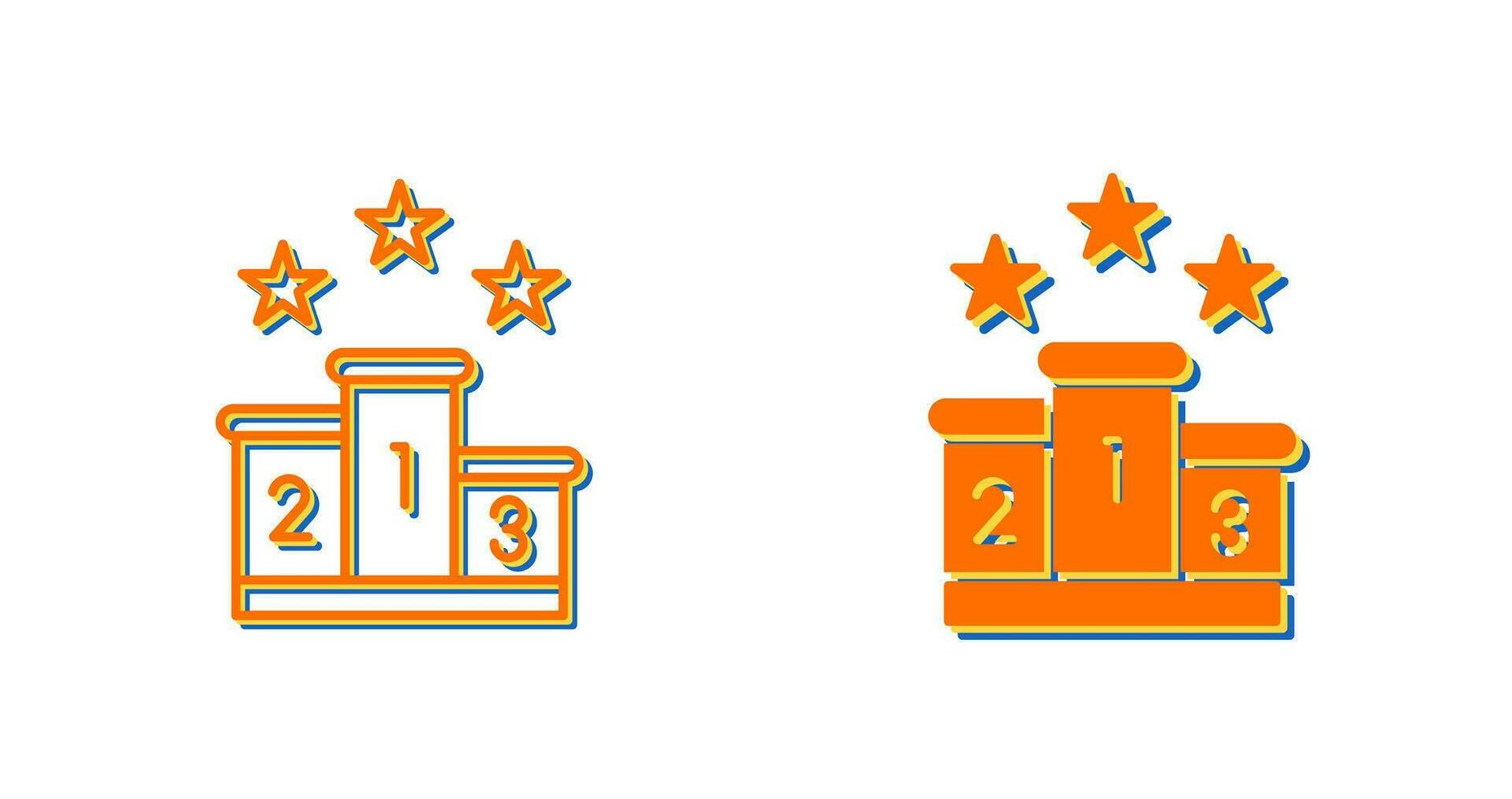 Podium Vector Icon
