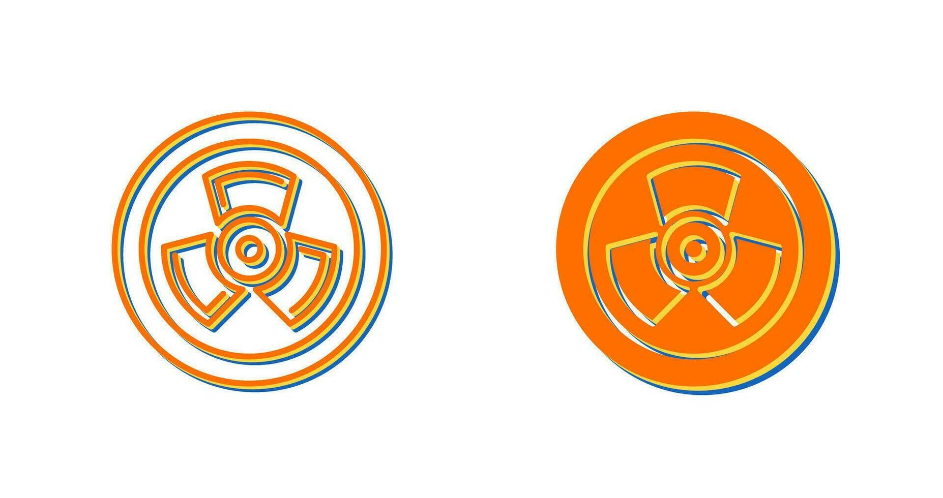 icono de vector nuclear