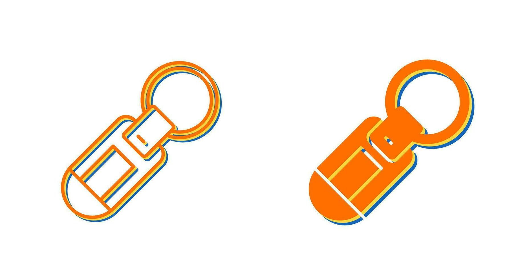 Keychain Vector Icon