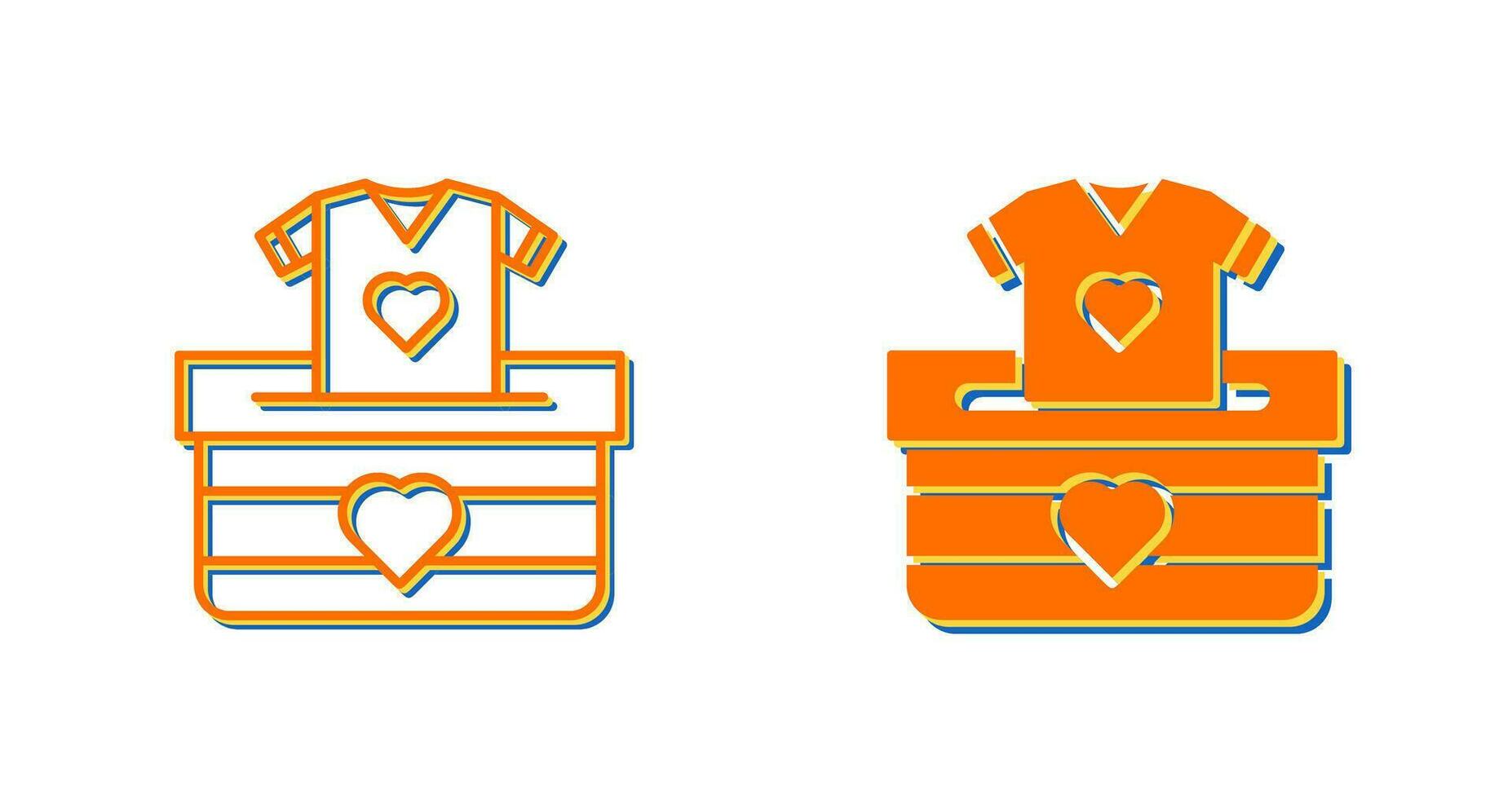 Cloth Donate Vector Icon