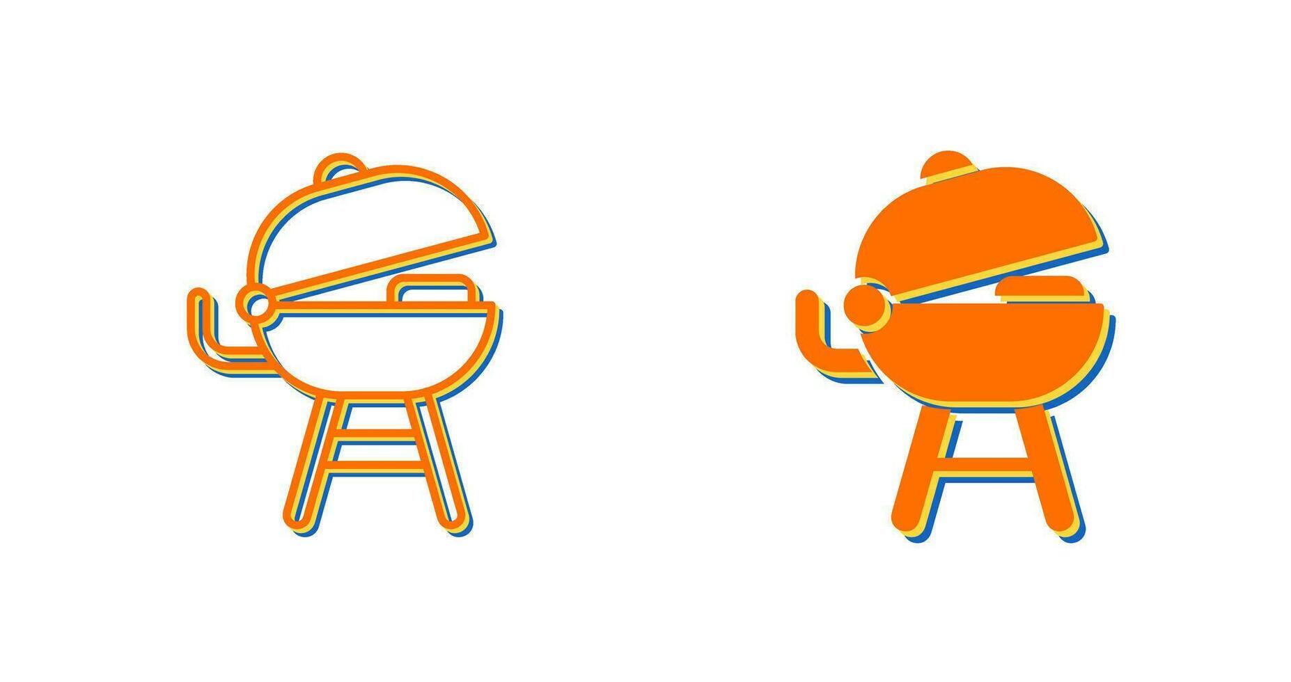 Grilled Vector Icon