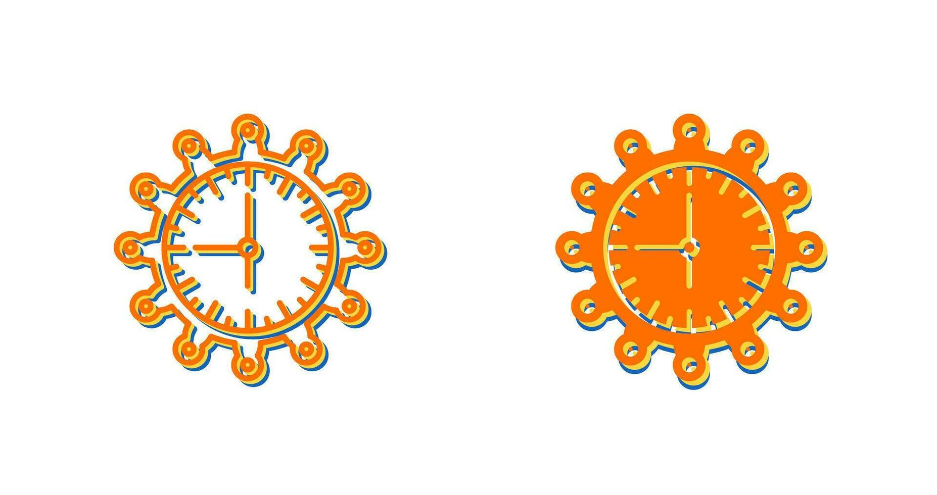 Clock Vector Icon