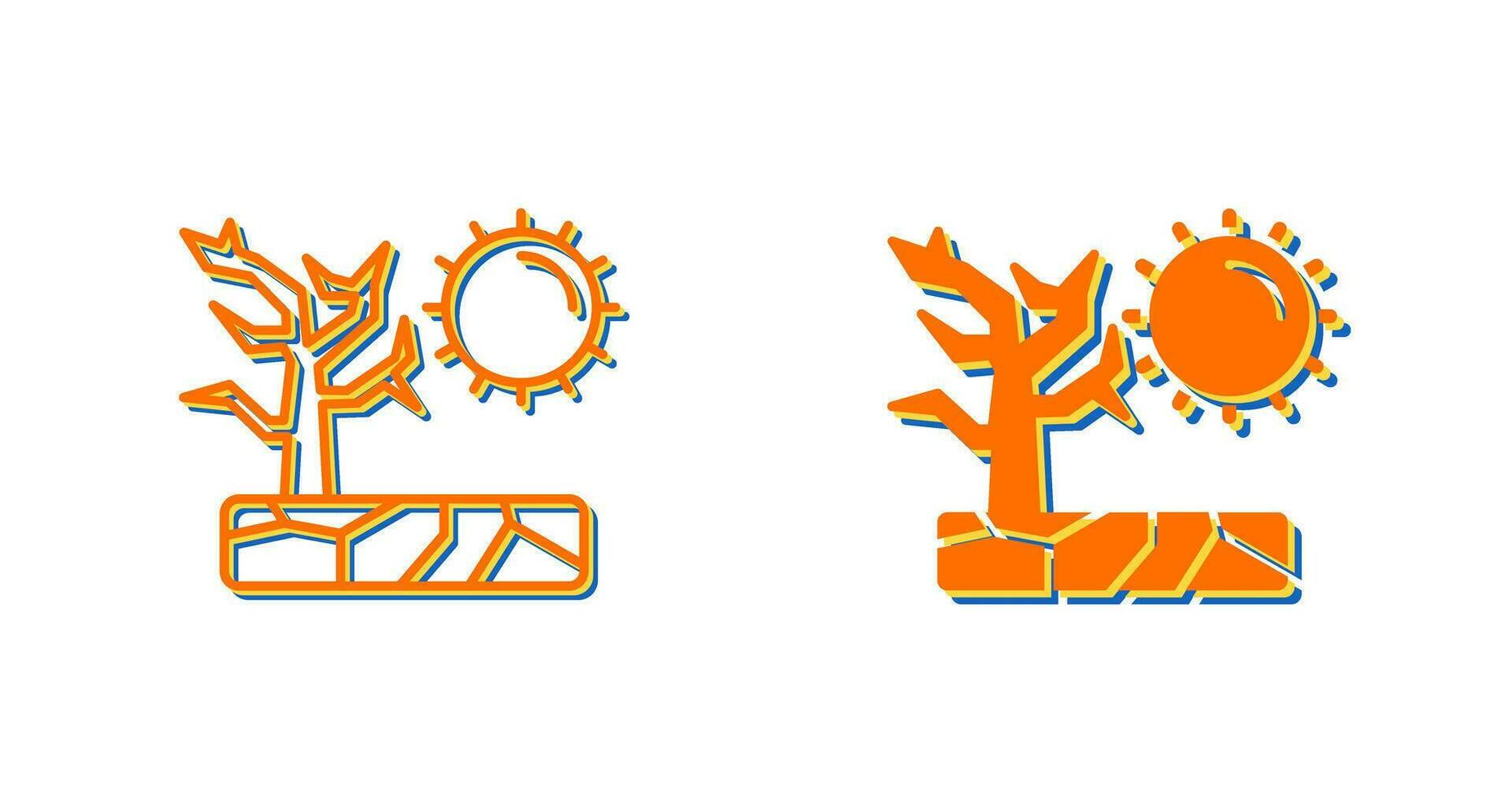 Drought Vector Icon