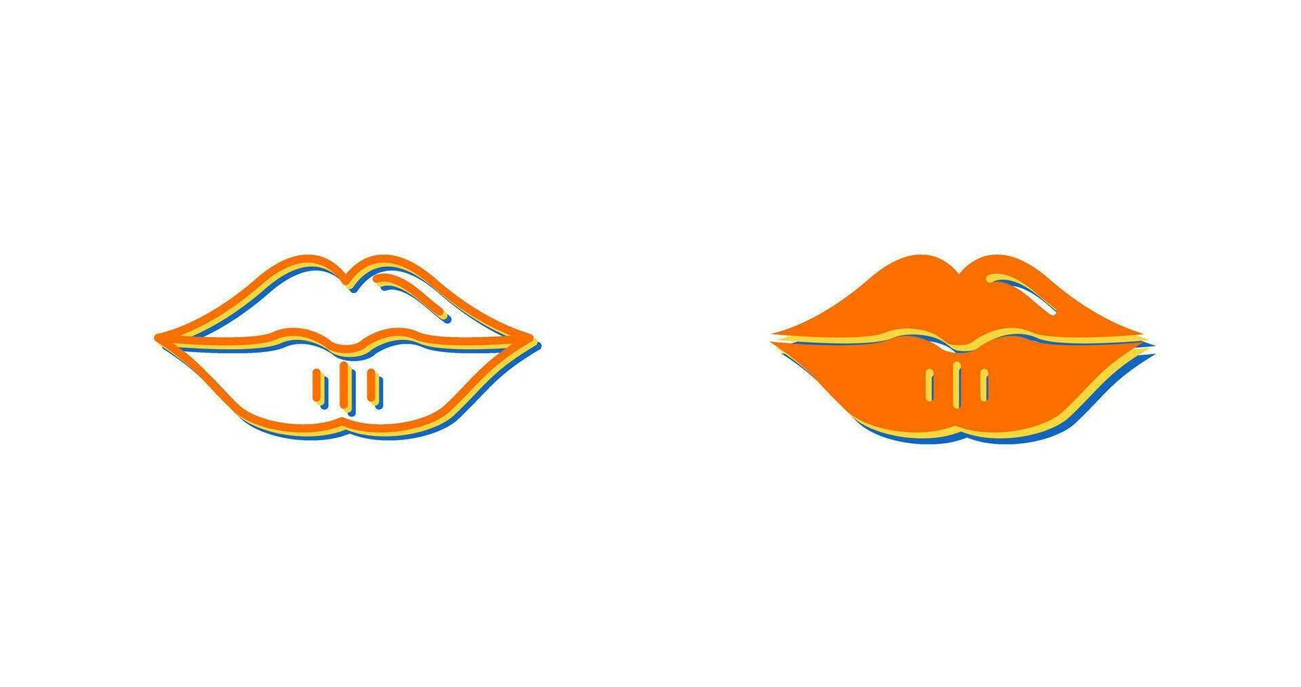 Lips Vector Icon