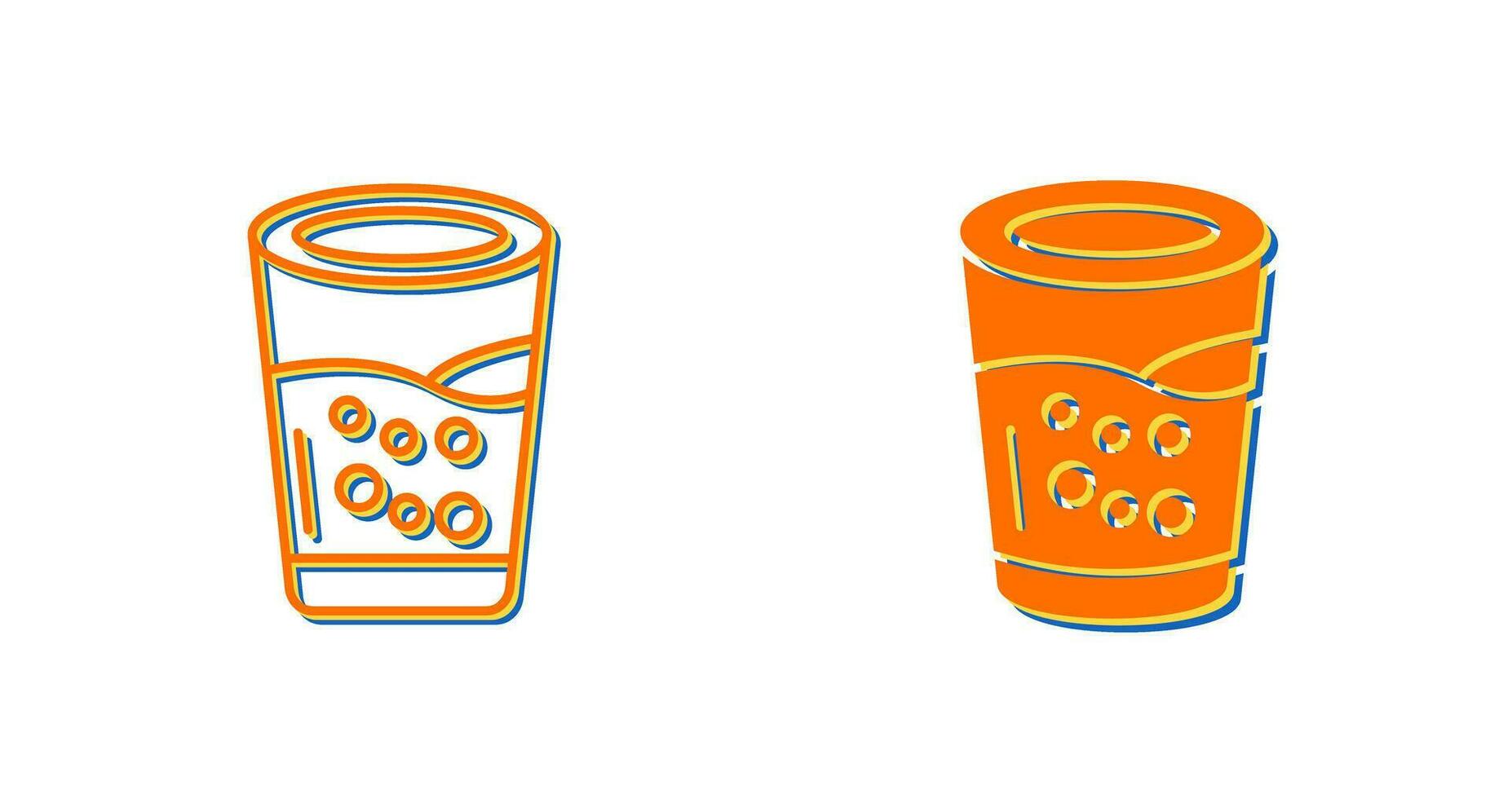 Glass Of Water Vector Icon