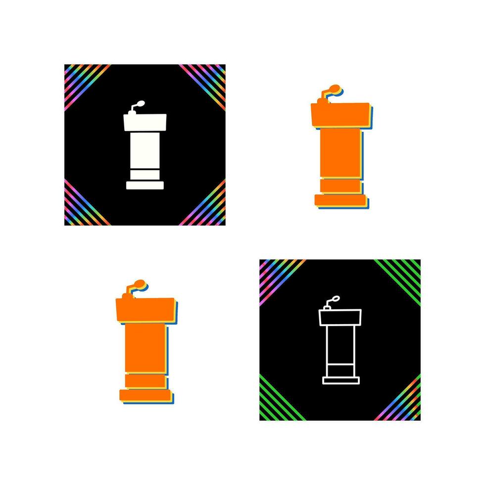 Podium Vector Icon