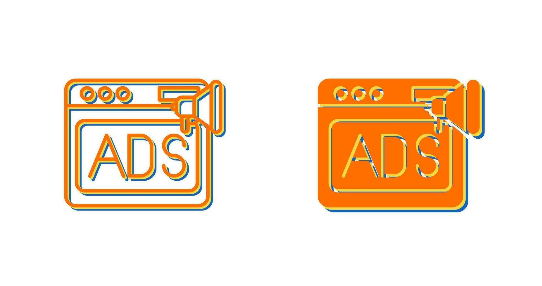 Native Advertising Vector Icon