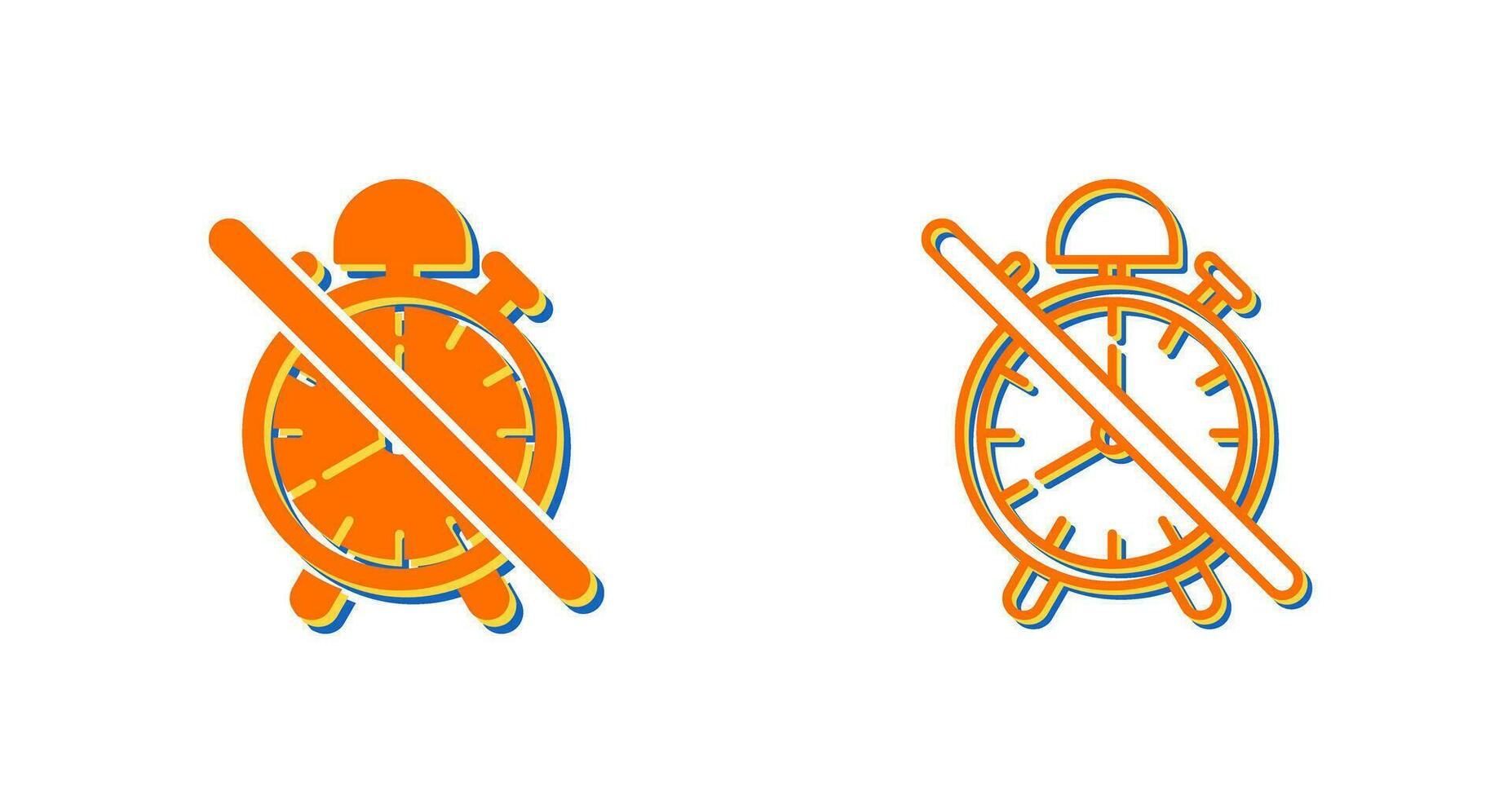 No Alarm Vector Icon