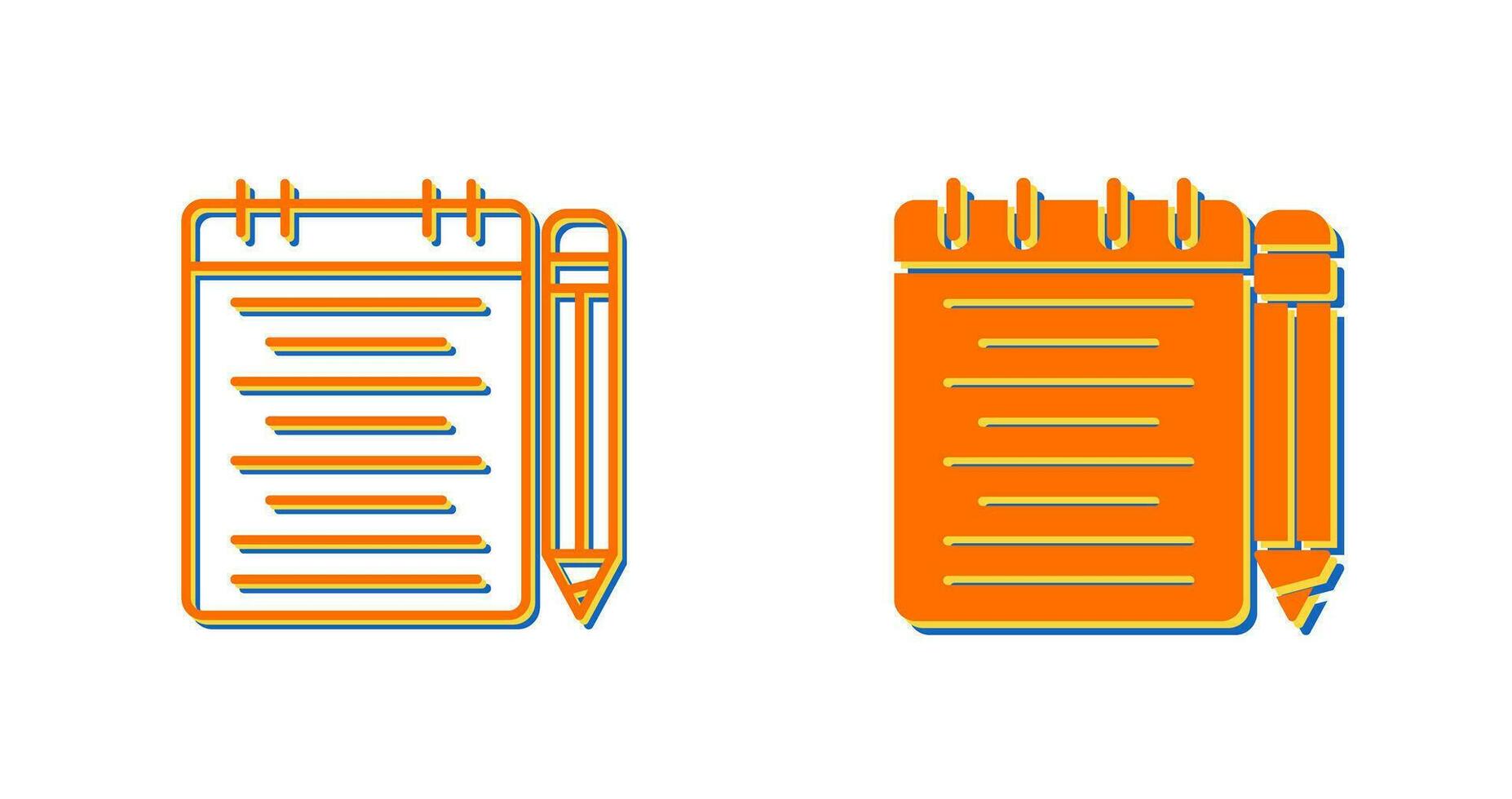 Notepad Vector Icon