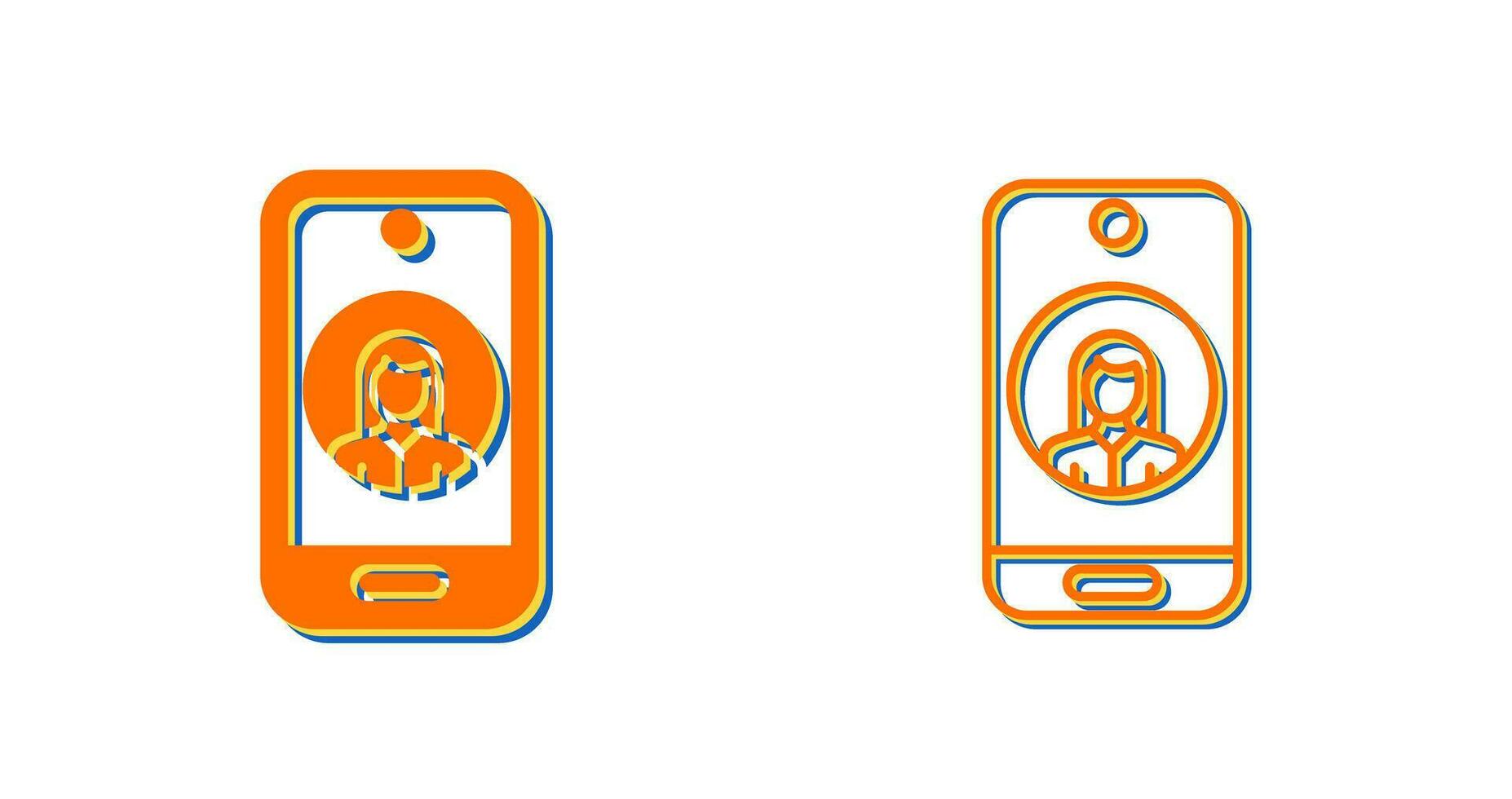 Video Calling Vector Icon