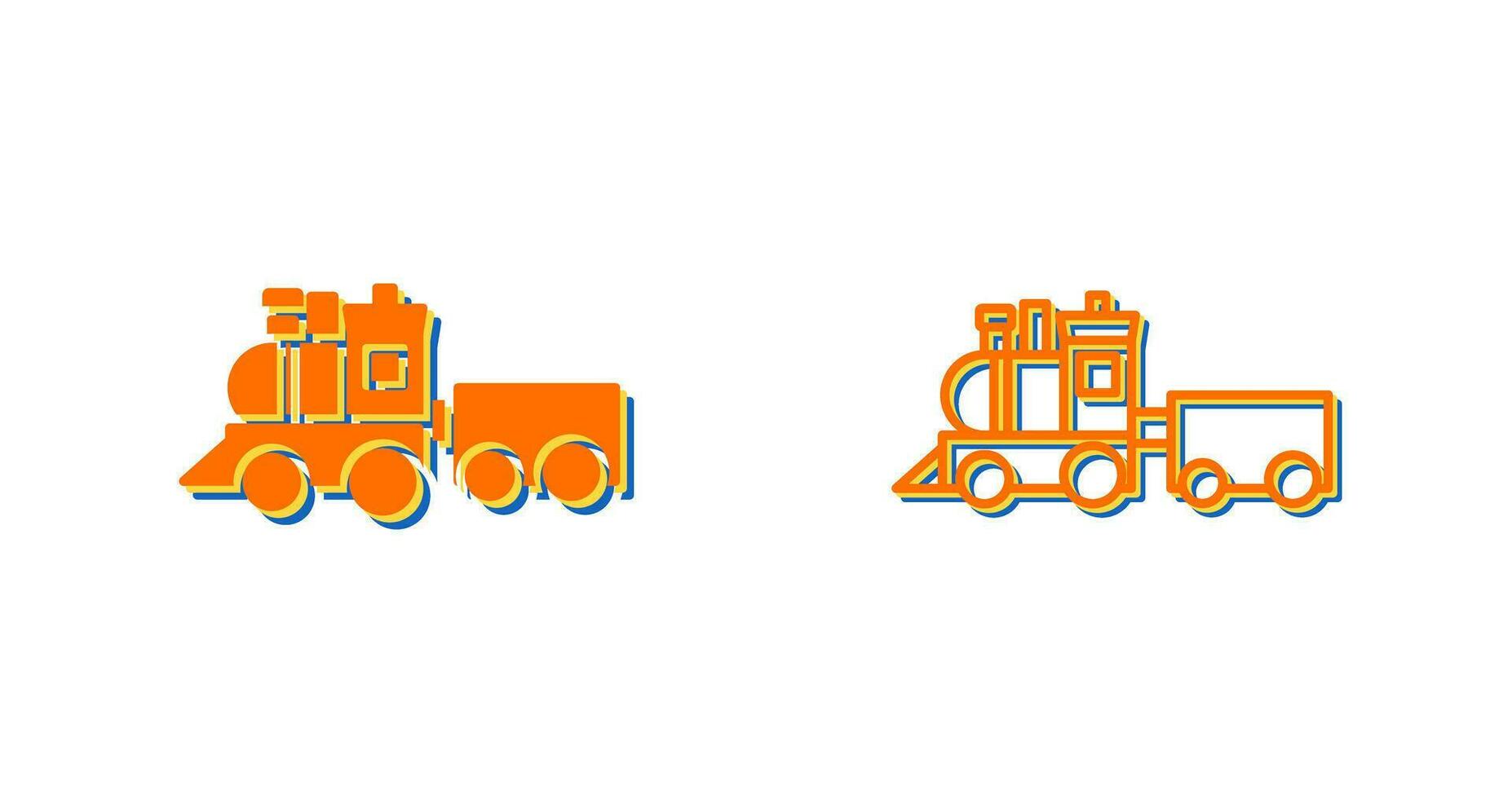 icono de vector de tren