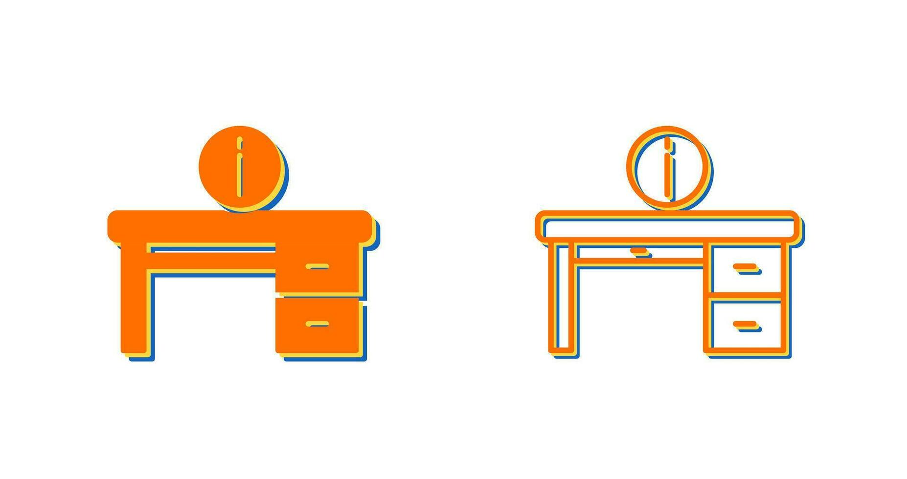 Information Desk Vector Icon