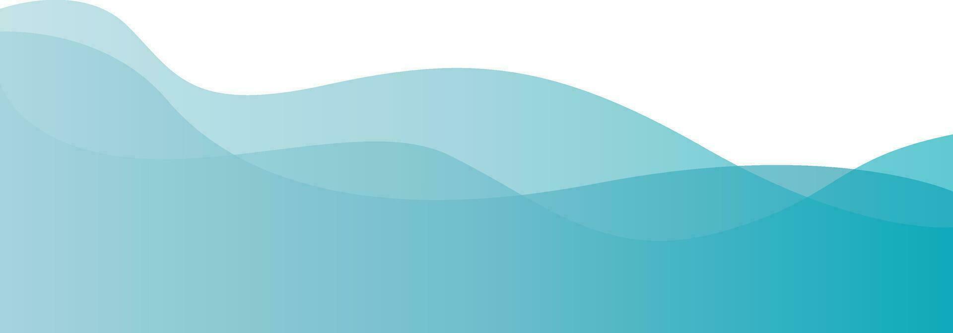 Blue river ocean water wave fluid. vector