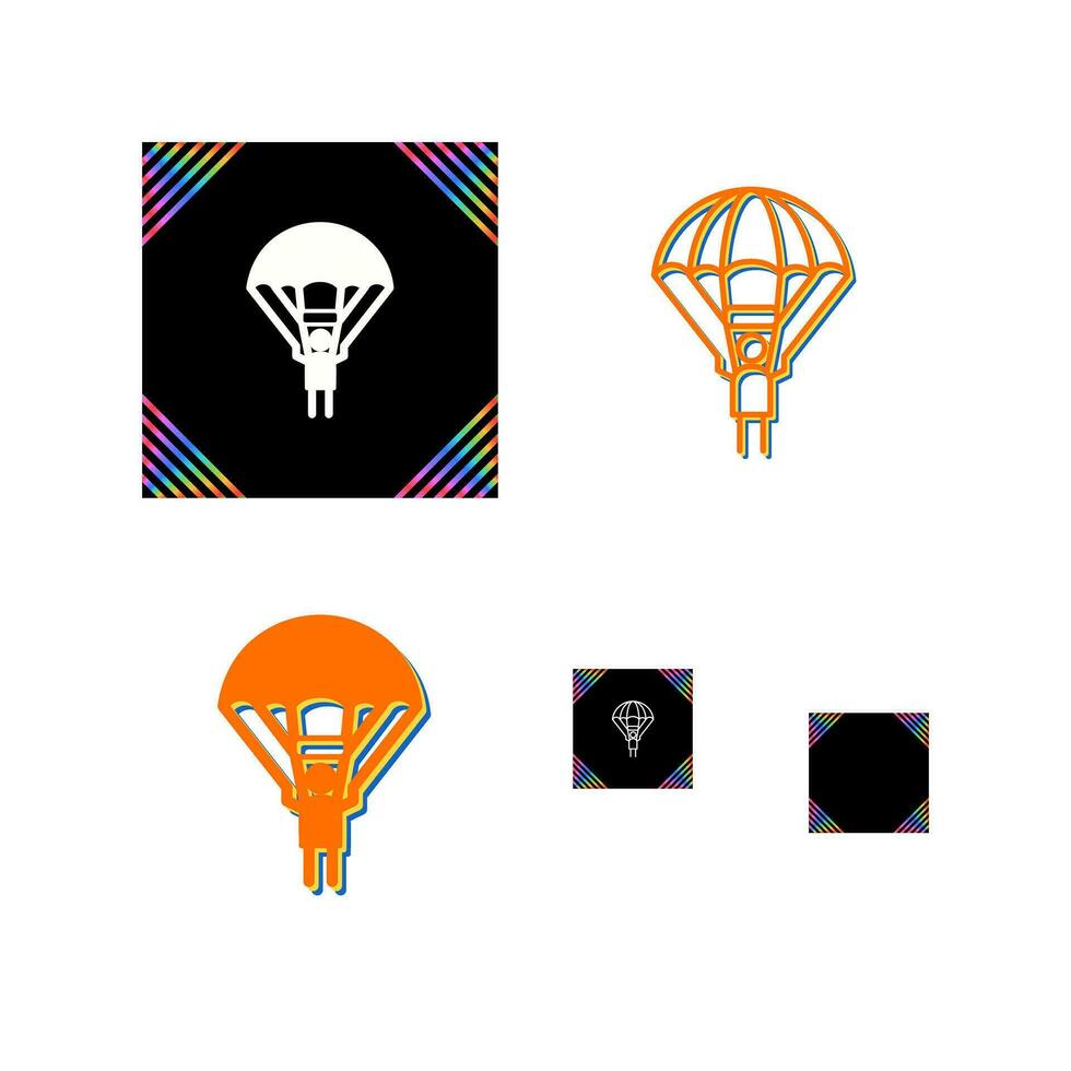 Parachuter Vector Icon