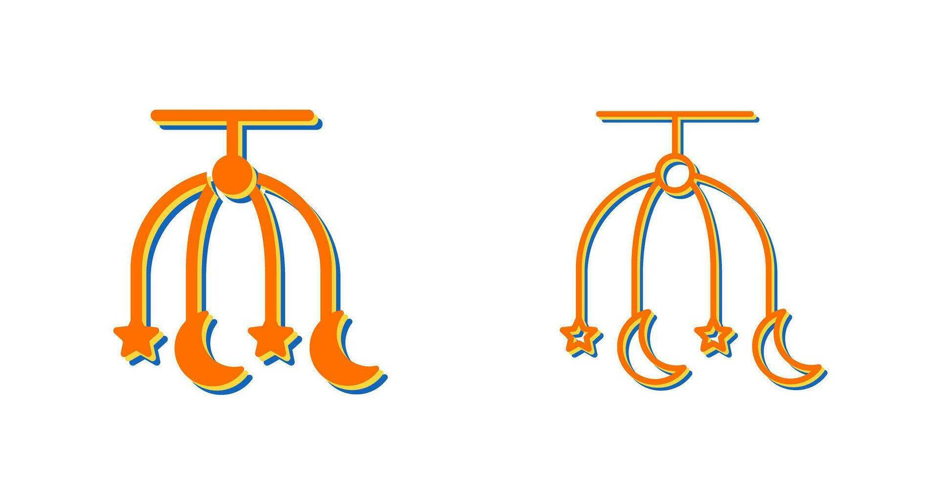 Crib Toy Vector Icon