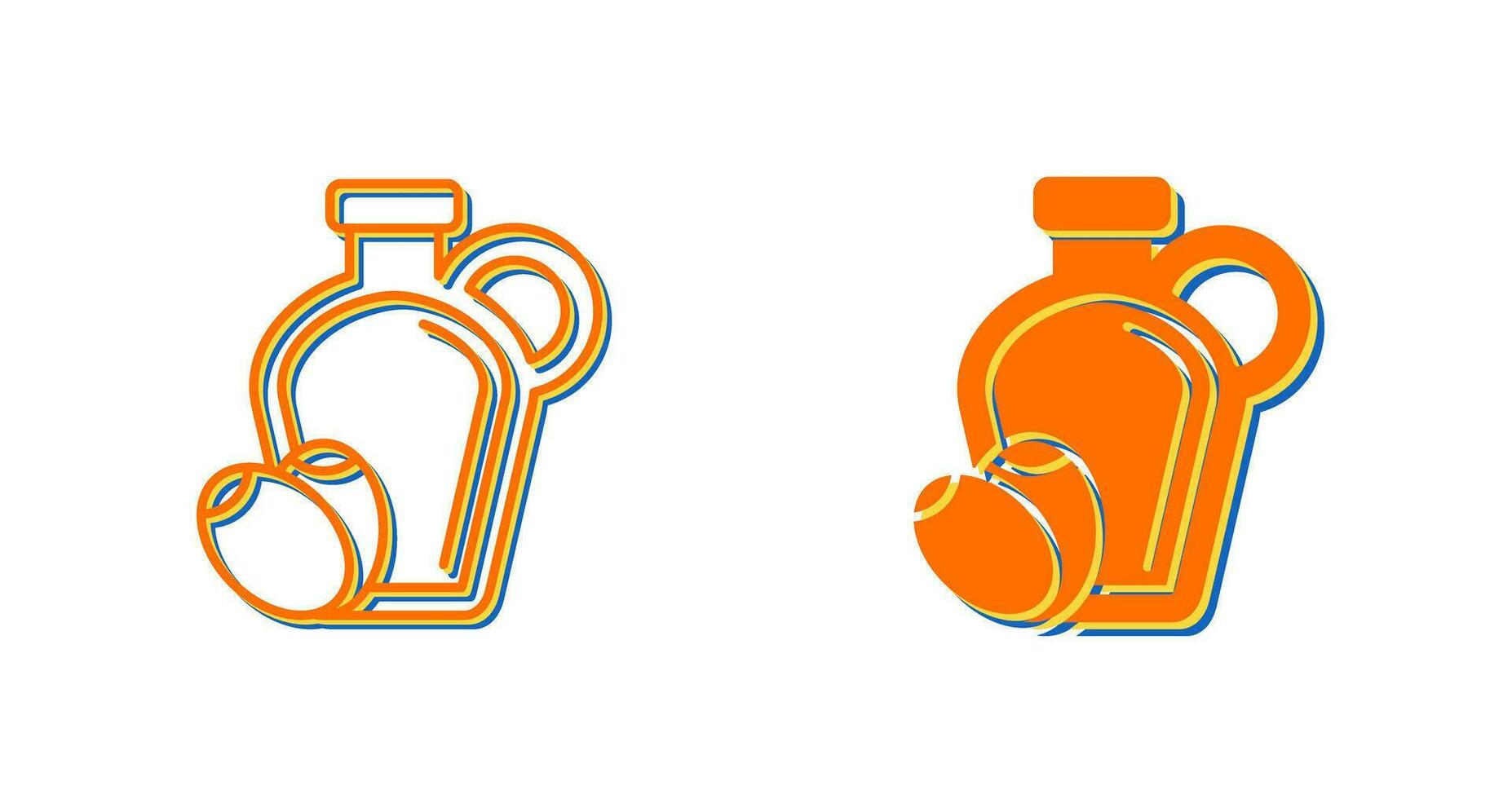 Olive Oil Vector Icon