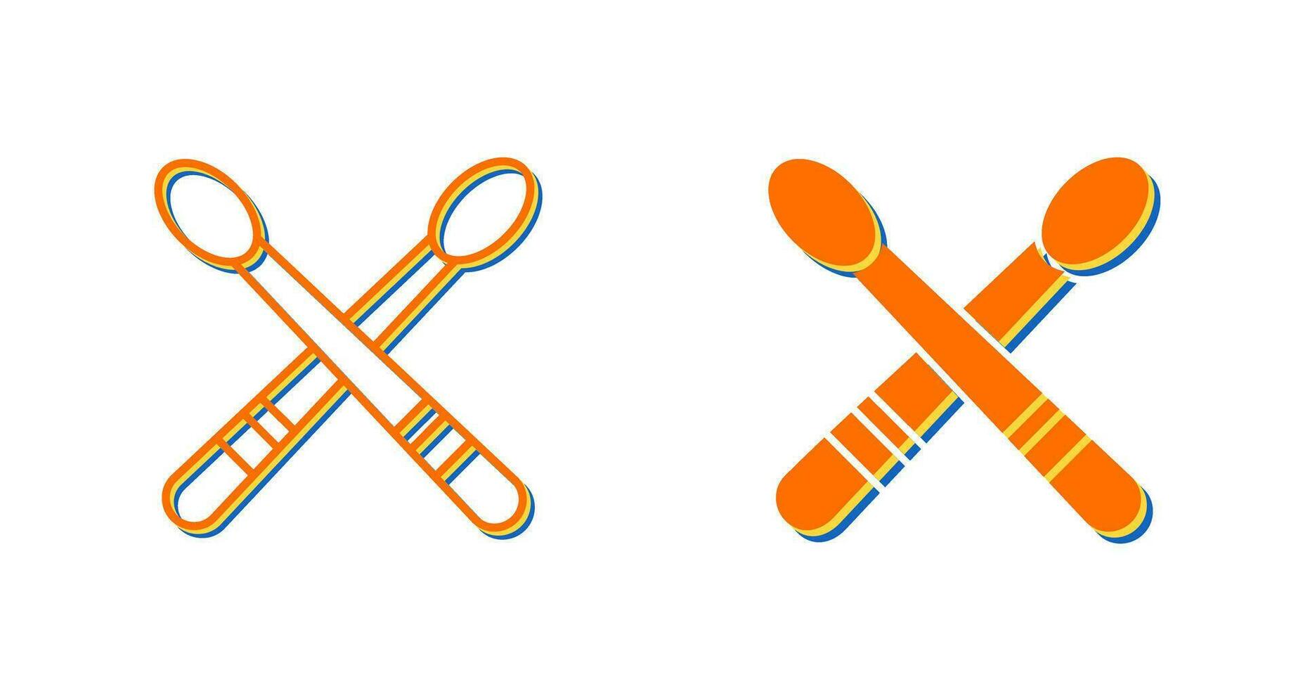 Drumsticks Vector Icon