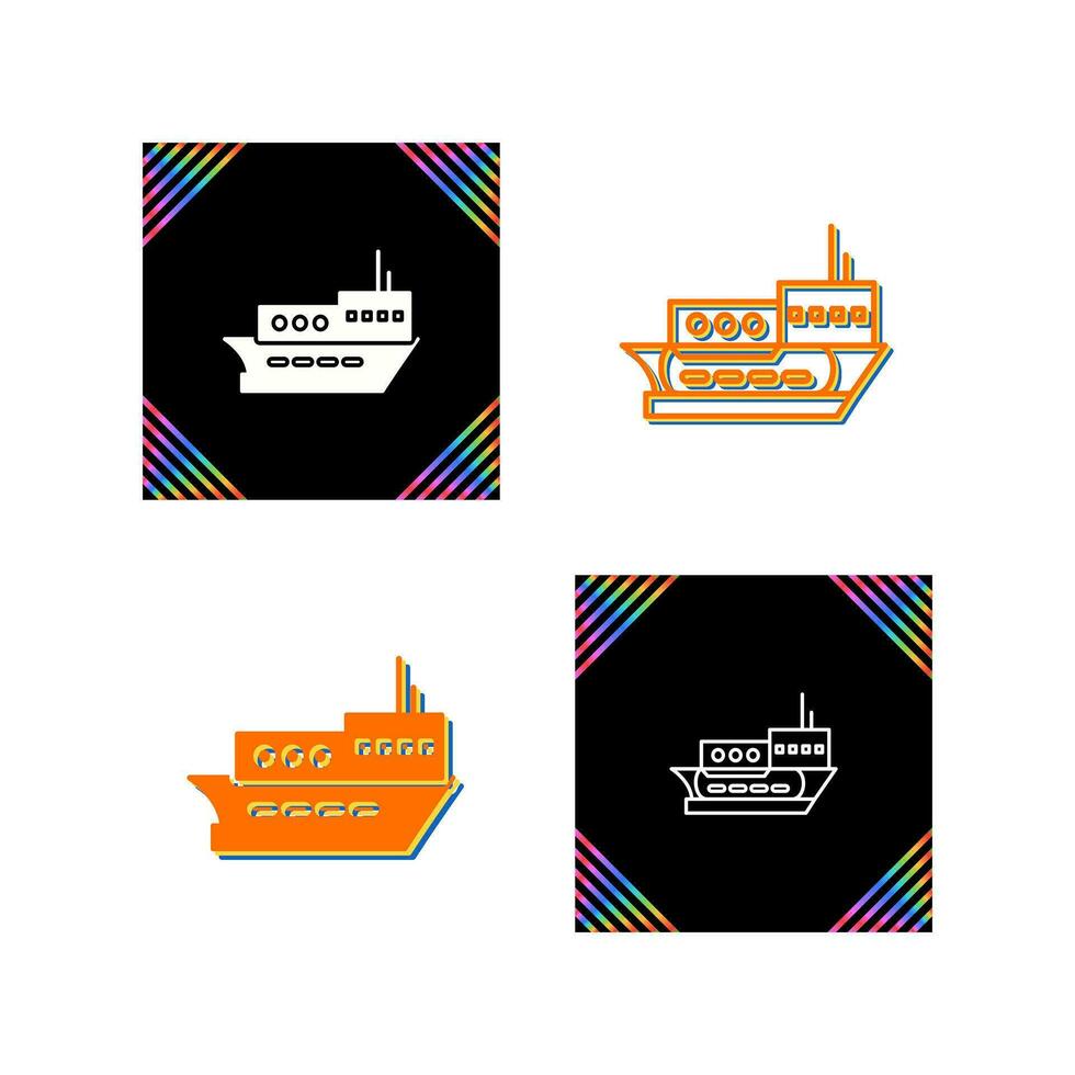 Delivery Ship Vector Icon