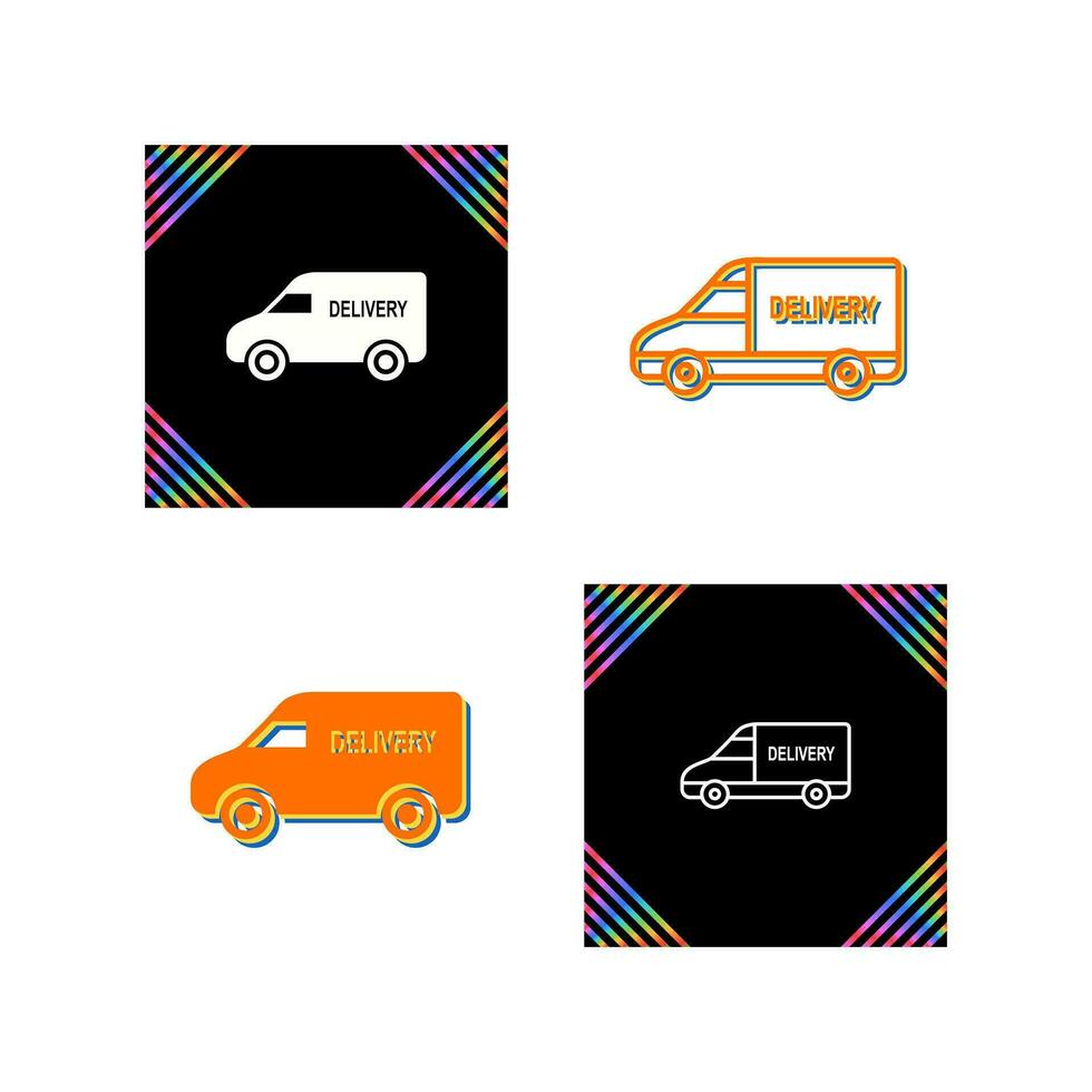 Delivery Car Vector Icon