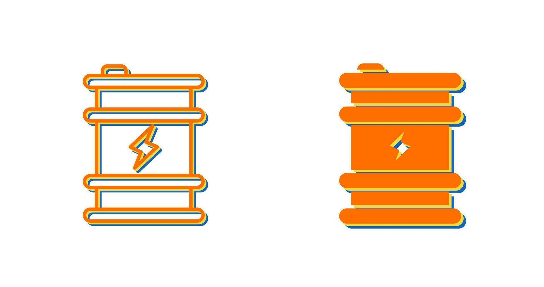 icono de vector de tanque de almacenamiento