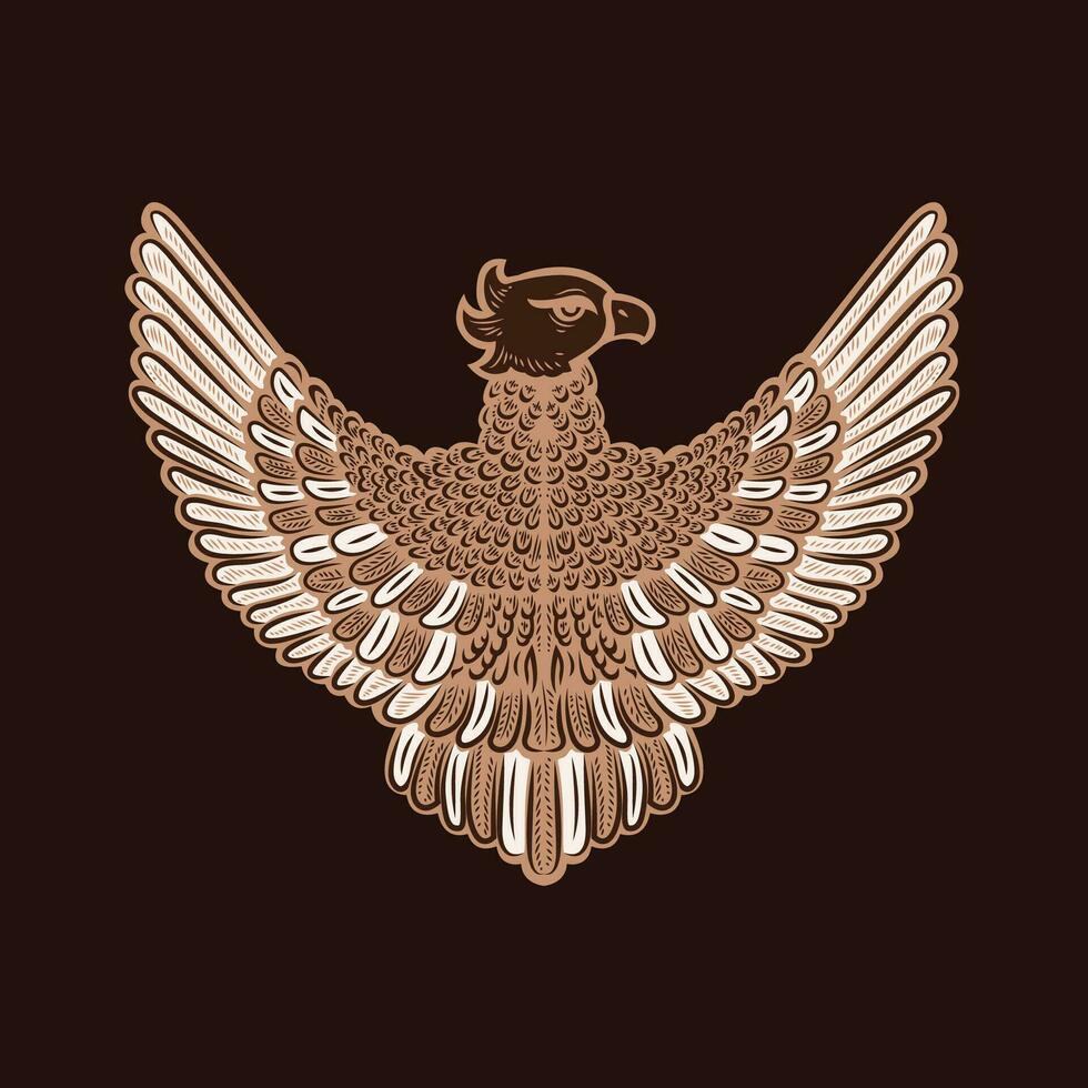 Javanese Batik bird icon Seamless Pattern vector image