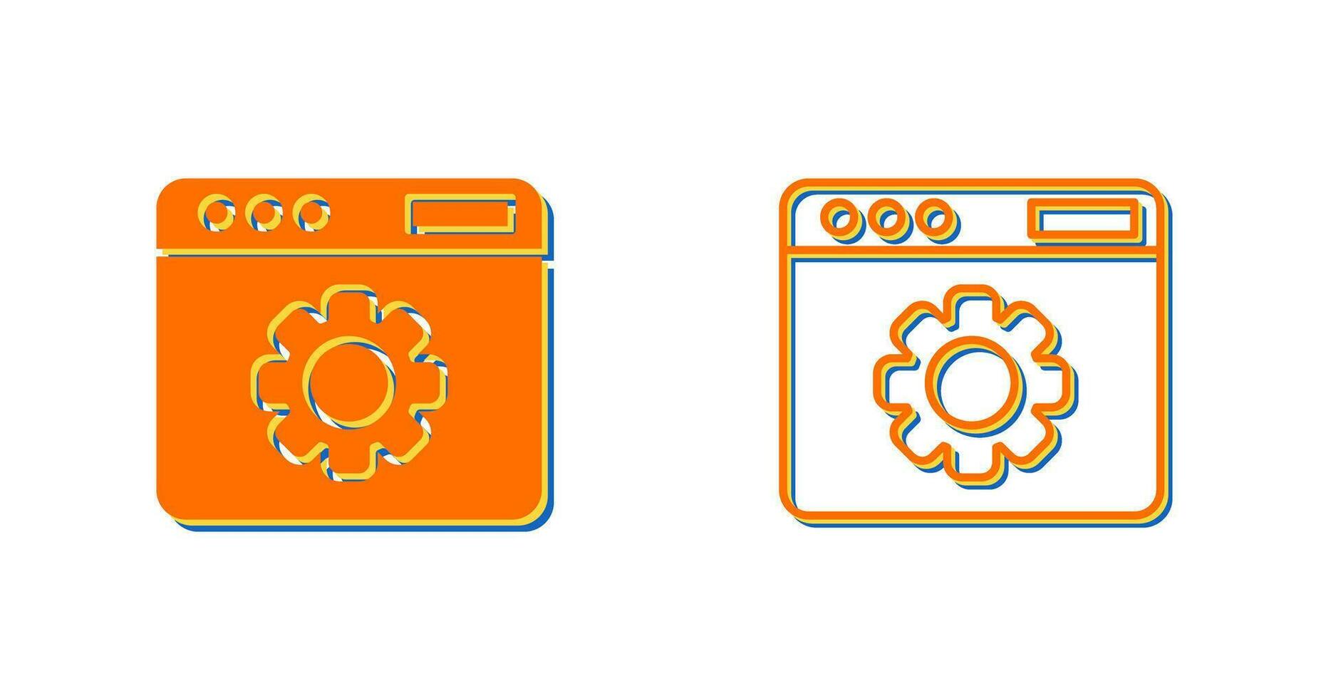 Web Settings Vector Icon