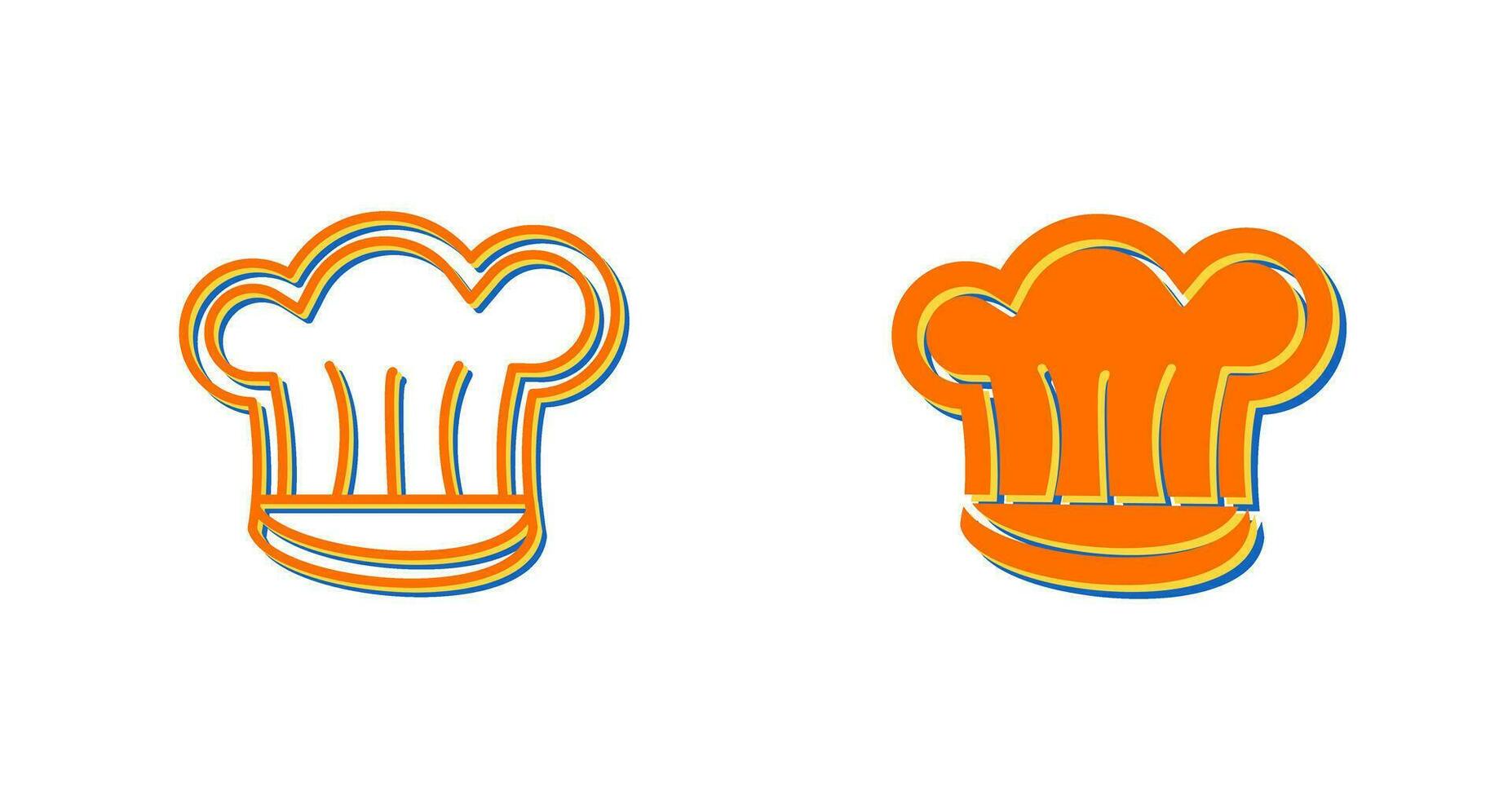 icono de vector de sombrero de chef