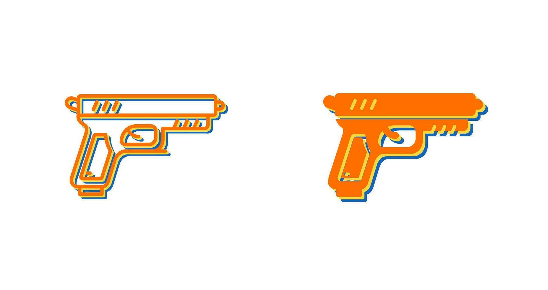 icono de vector de pistola