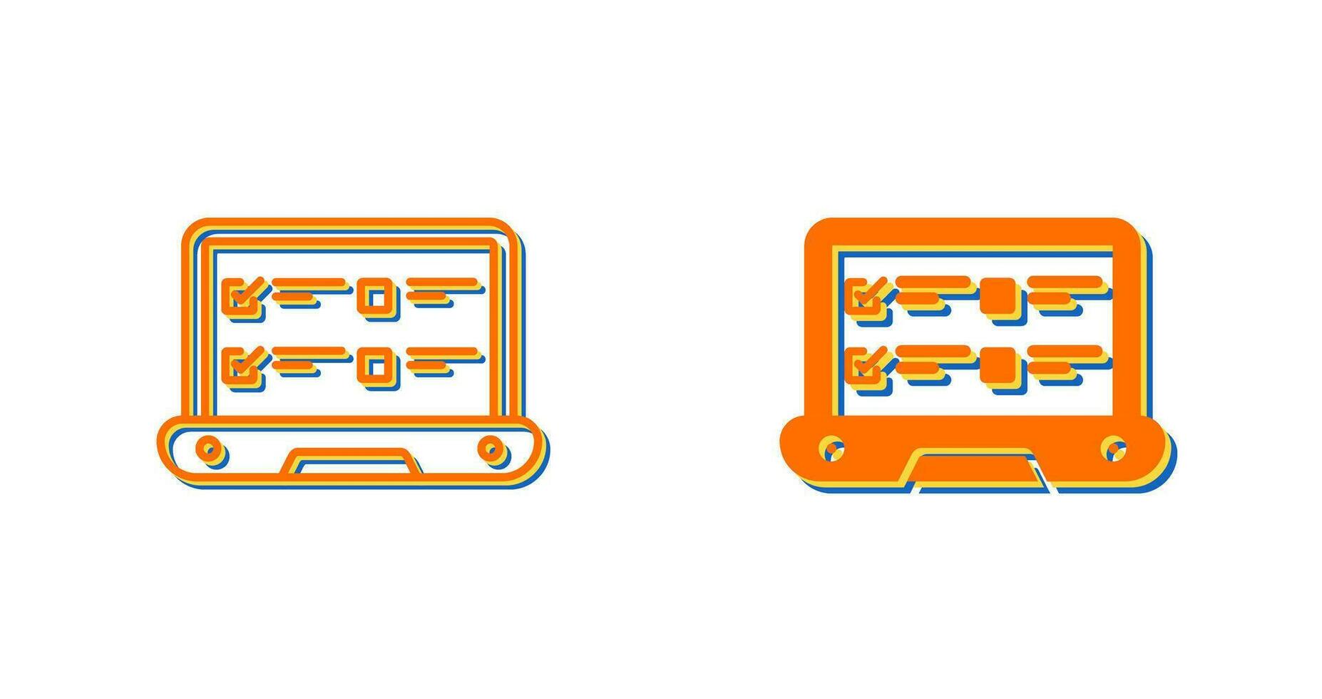 Online Exam Vector Icon