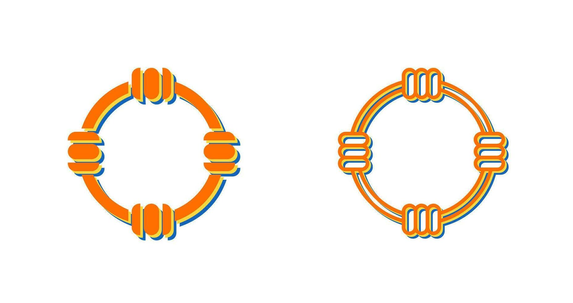 icono de vector de aro de hula