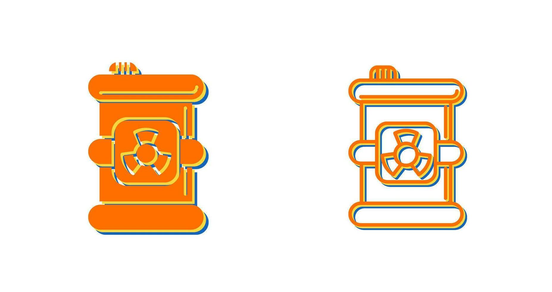 Toxic Waste Vector Icon