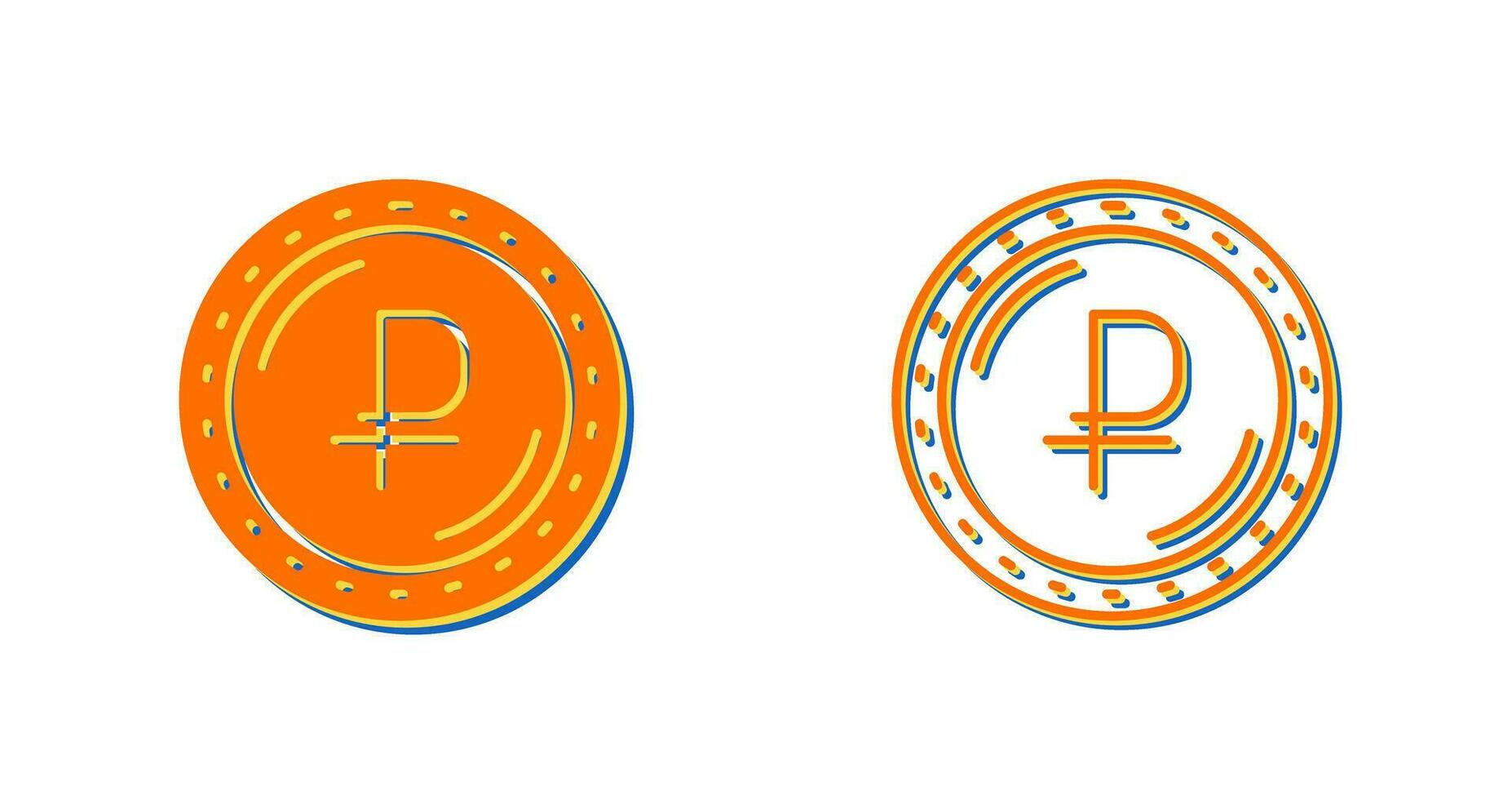 Ruble Currency Vector Icon
