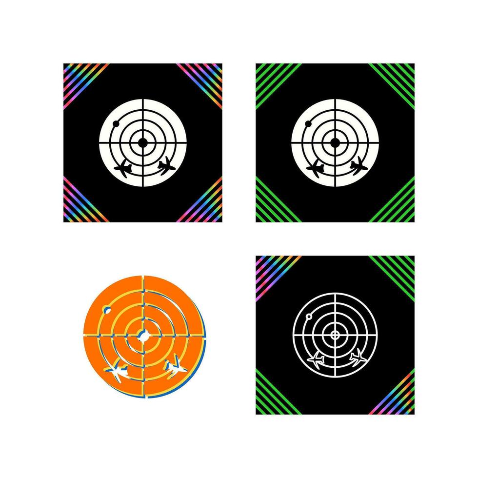 Radar Screen Vector Icon