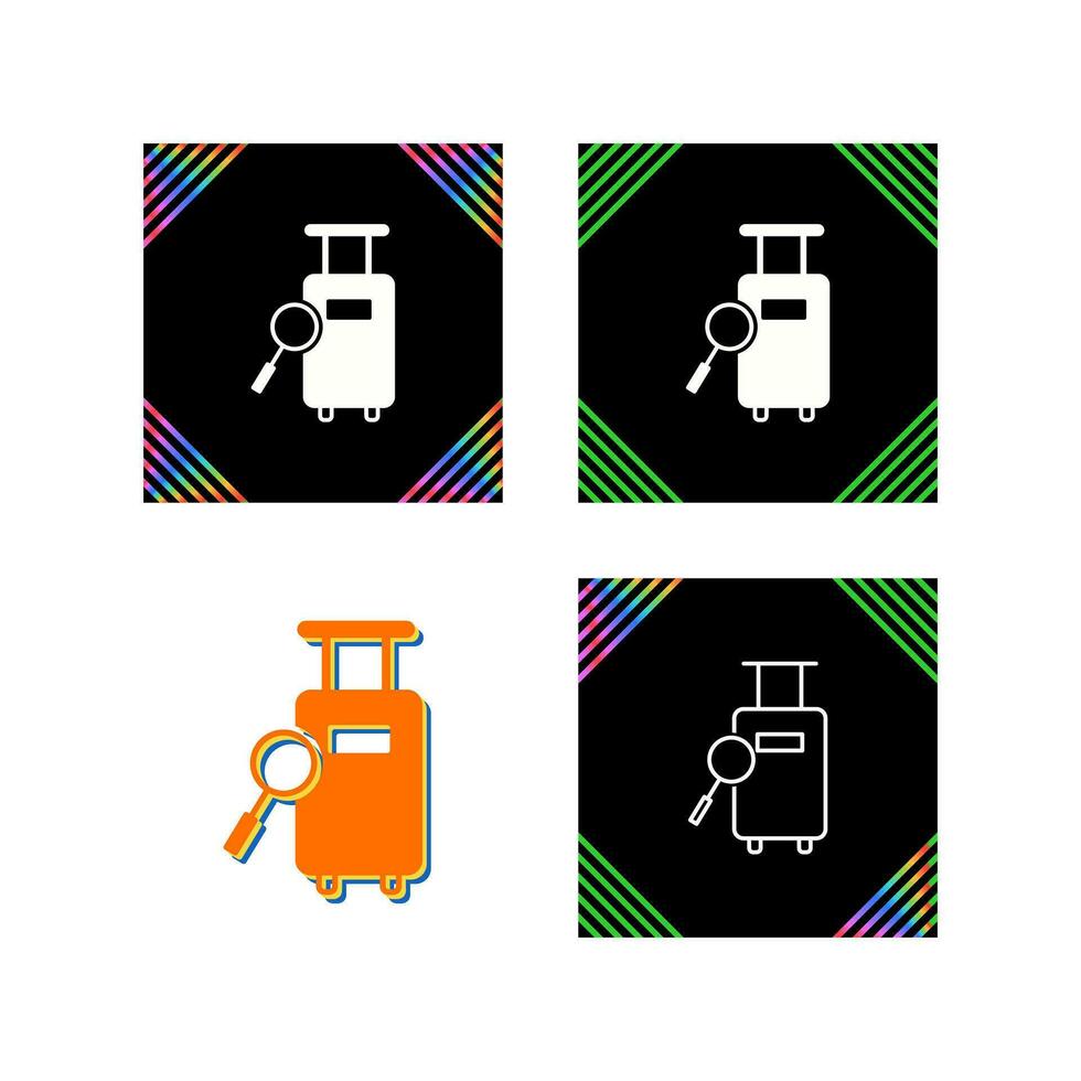 Find Luggage Vector Icon