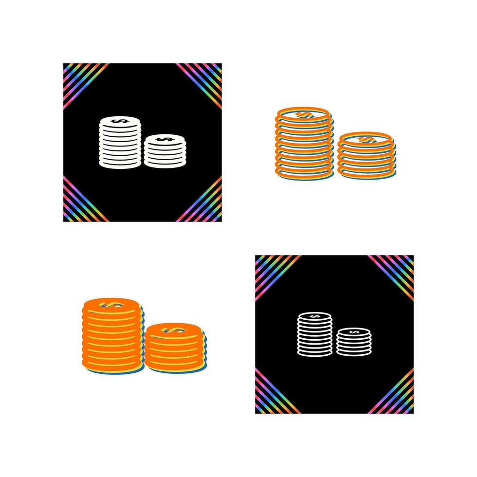 Stack of Coins Vector Icon