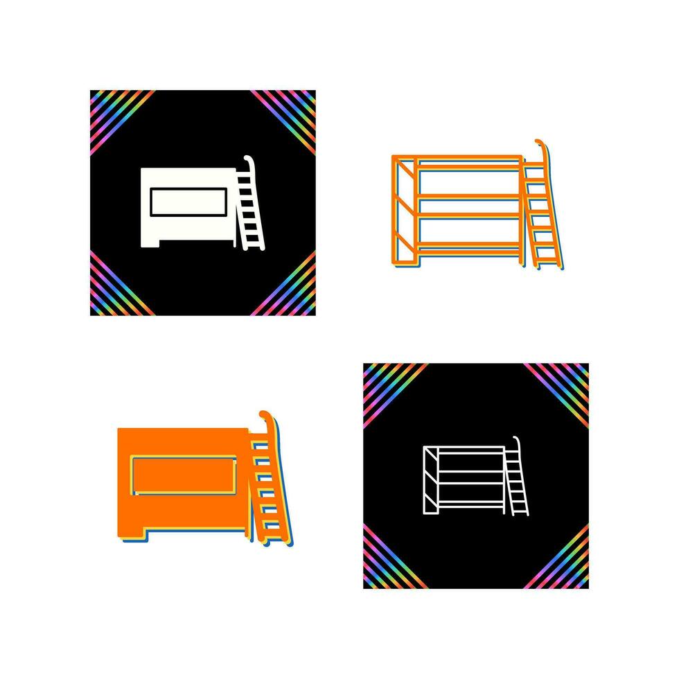 Bunk bed Vector Icon