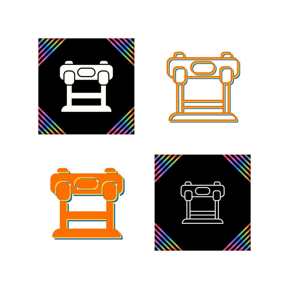 Hurdles Race Vector Icon